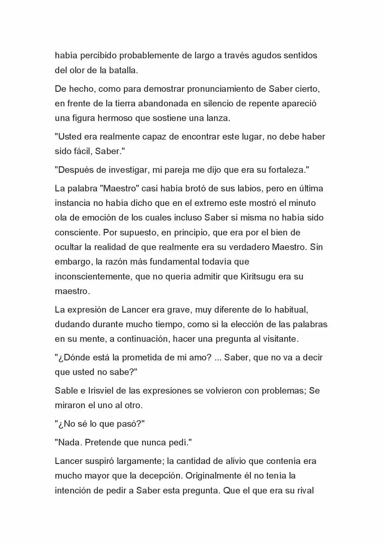 Fate Zero Novela capítulo 56 página 9
