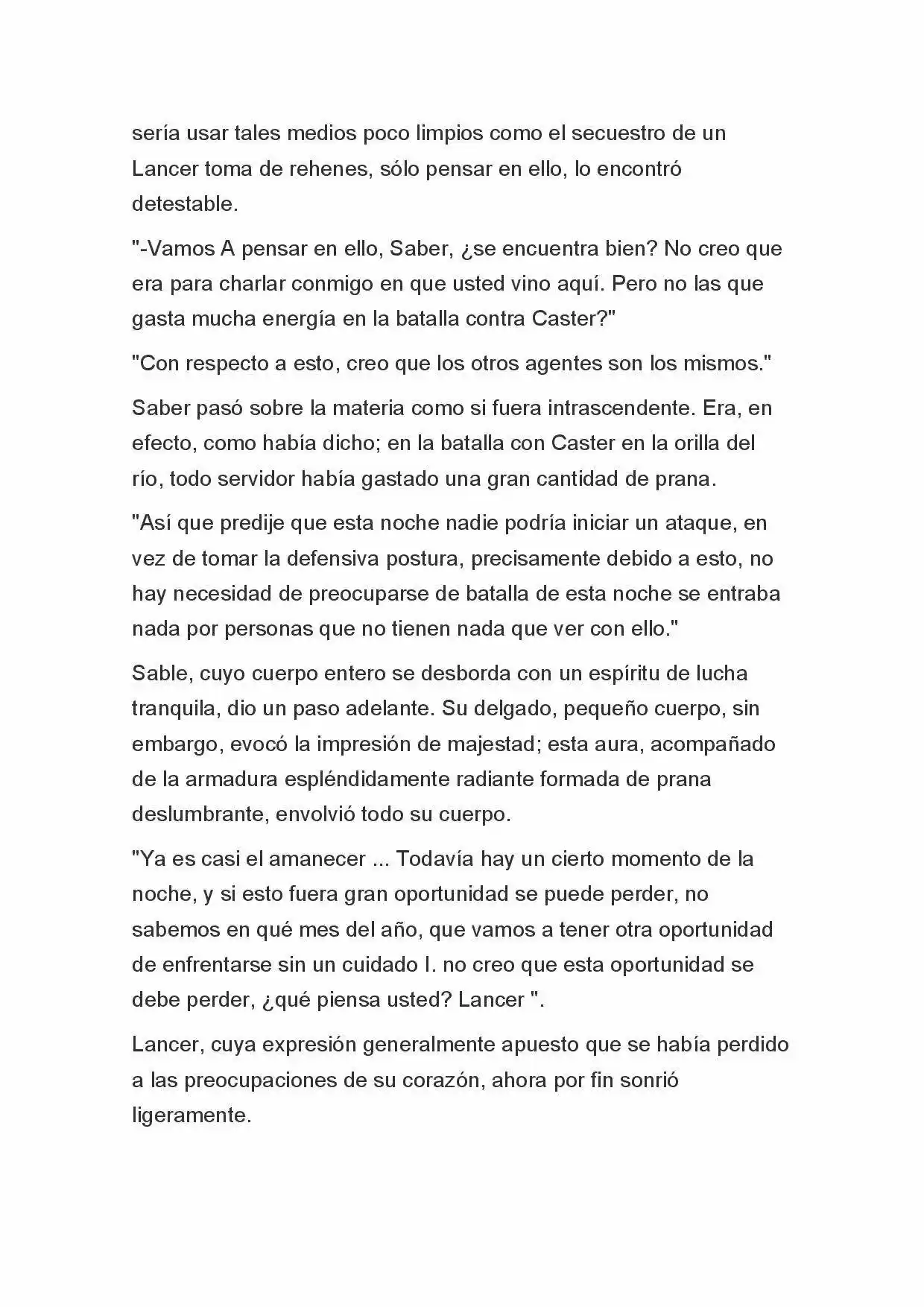Fate Zero Novela capítulo 56 página 10