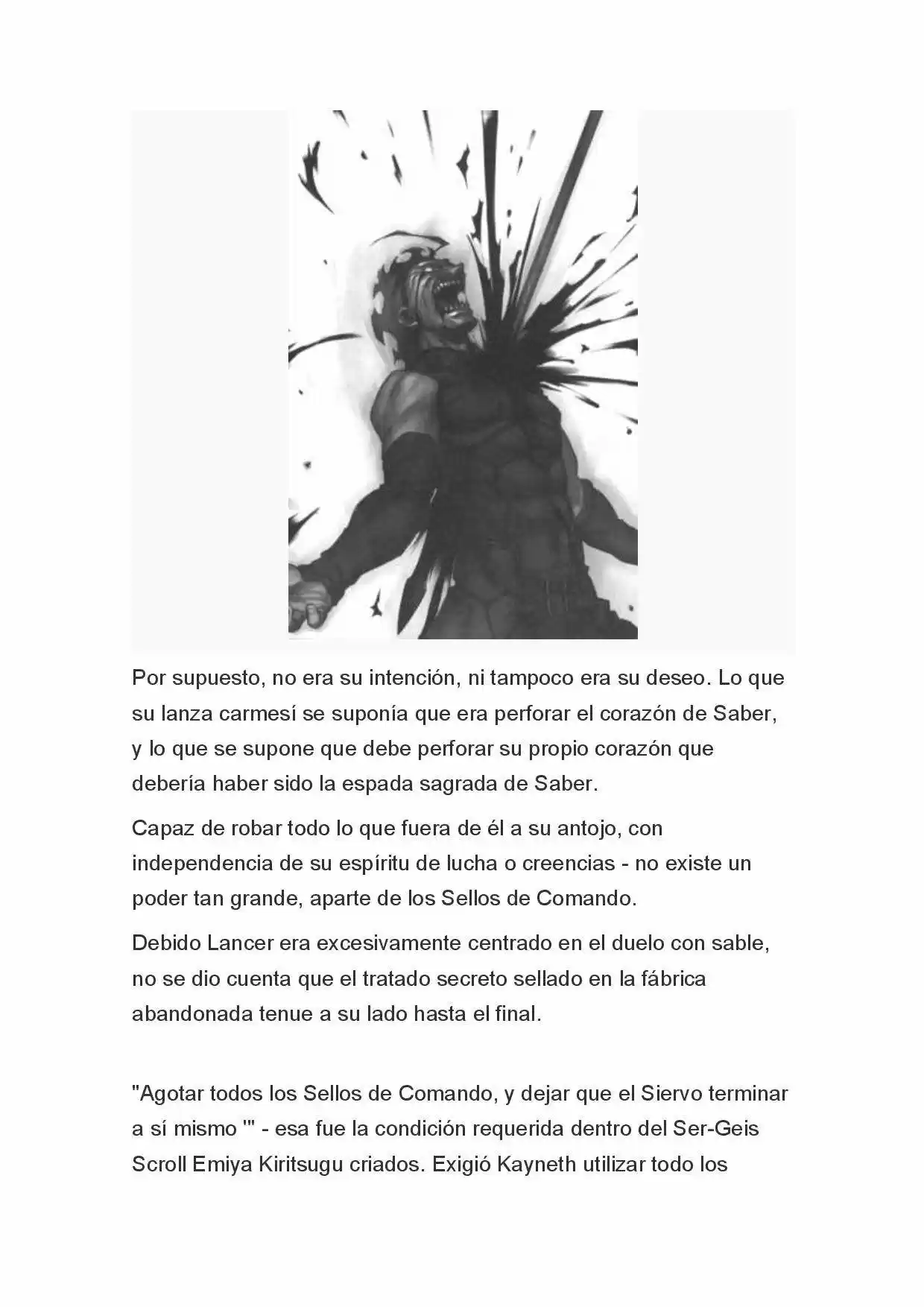 Fate Zero Novela capítulo 57 página 8