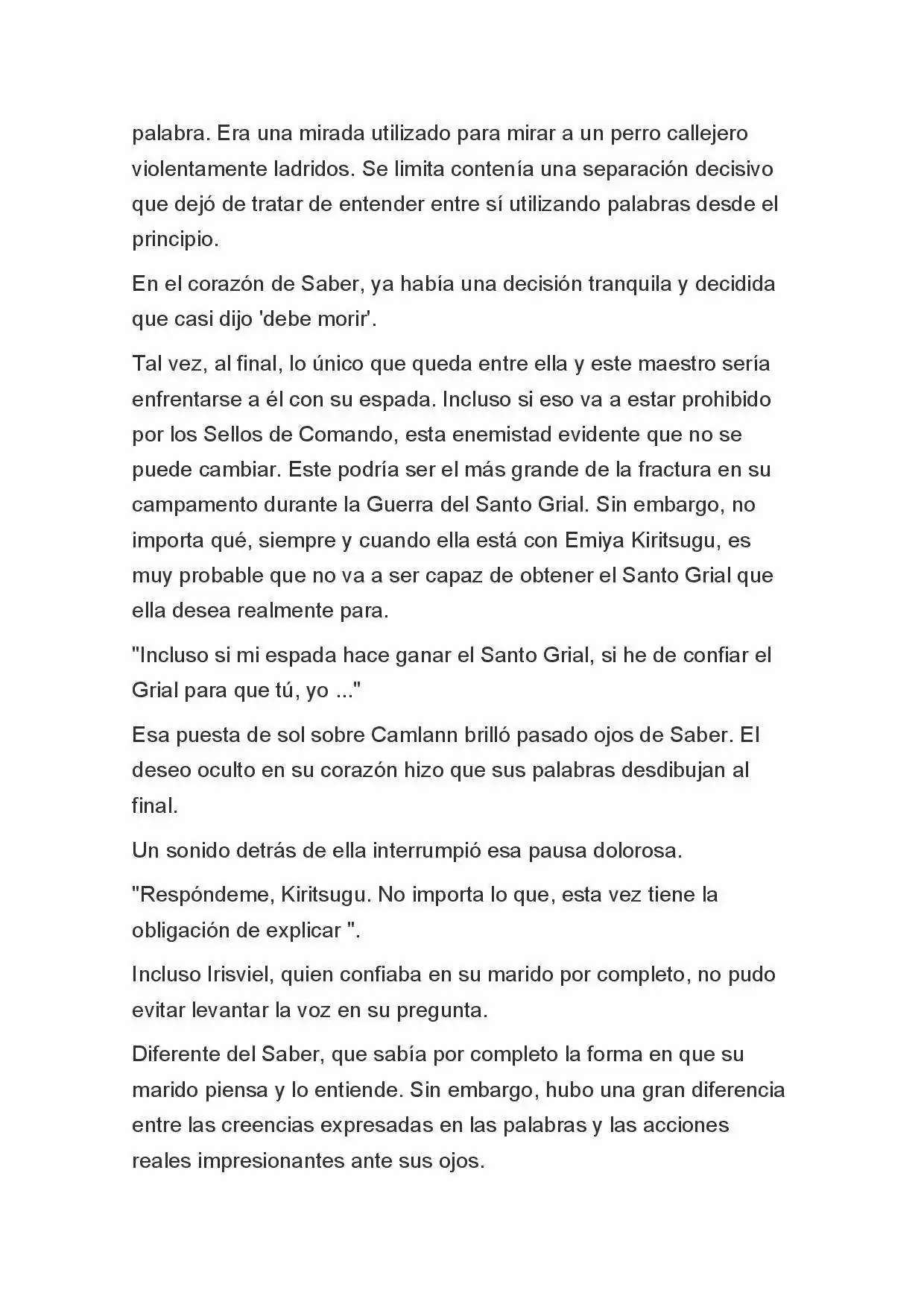 Fate Zero Novela capítulo 57 página 13