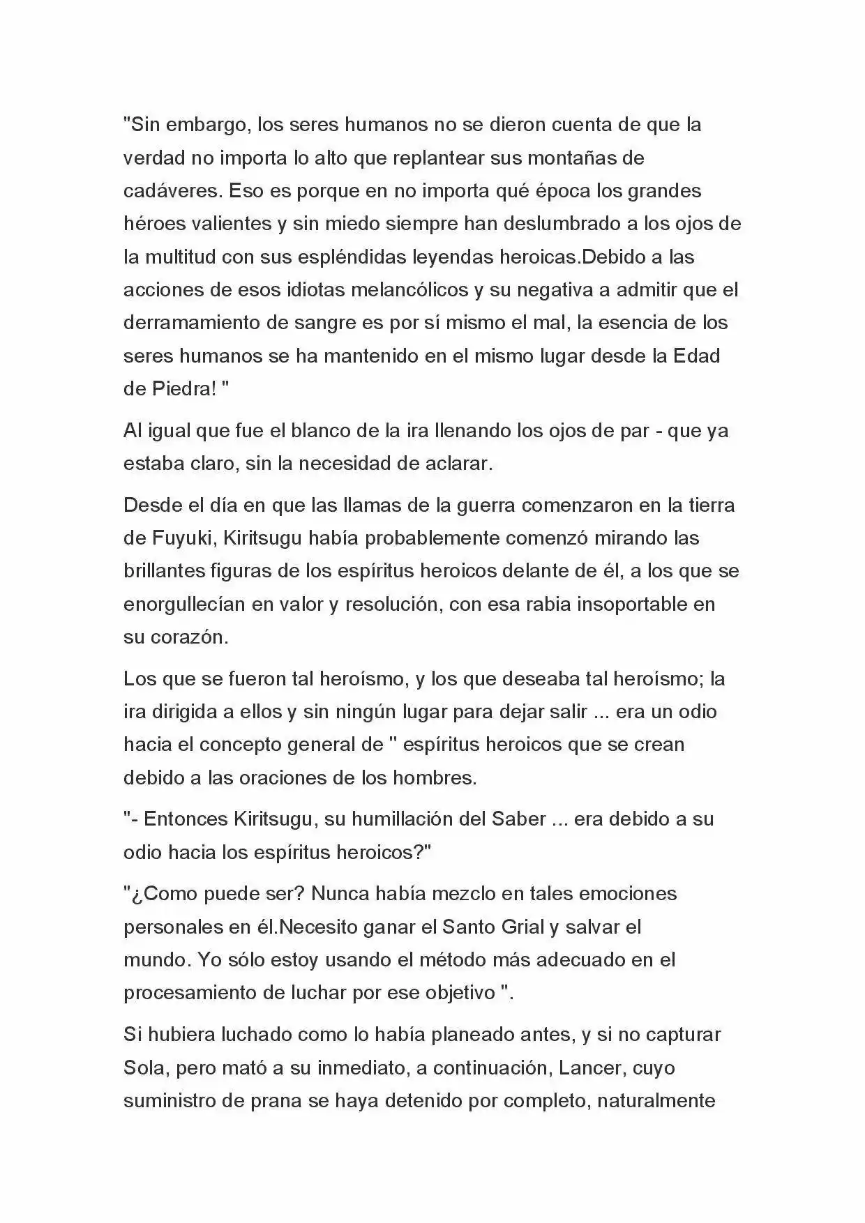 Fate Zero Novela capítulo 57 página 16