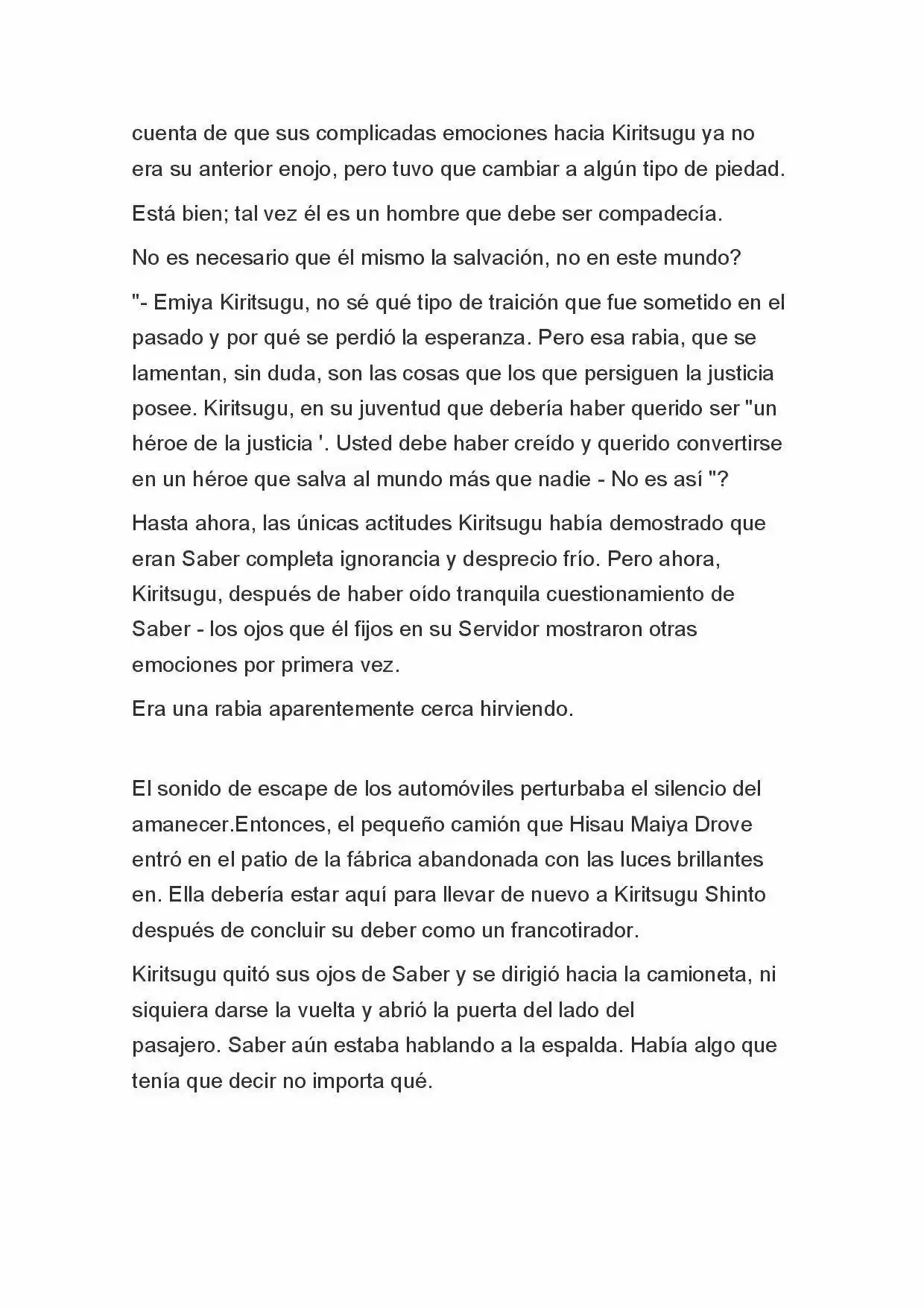 Fate Zero Novela capítulo 57 página 18