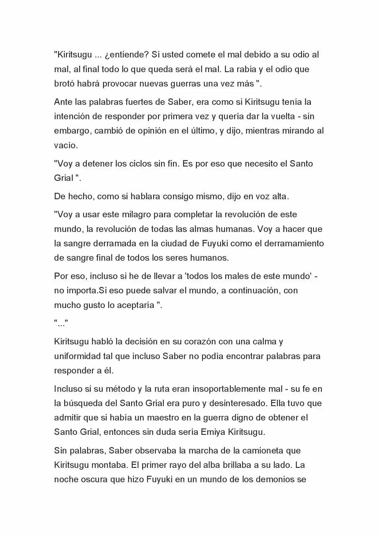 Fate Zero Novela capítulo 57 página 19