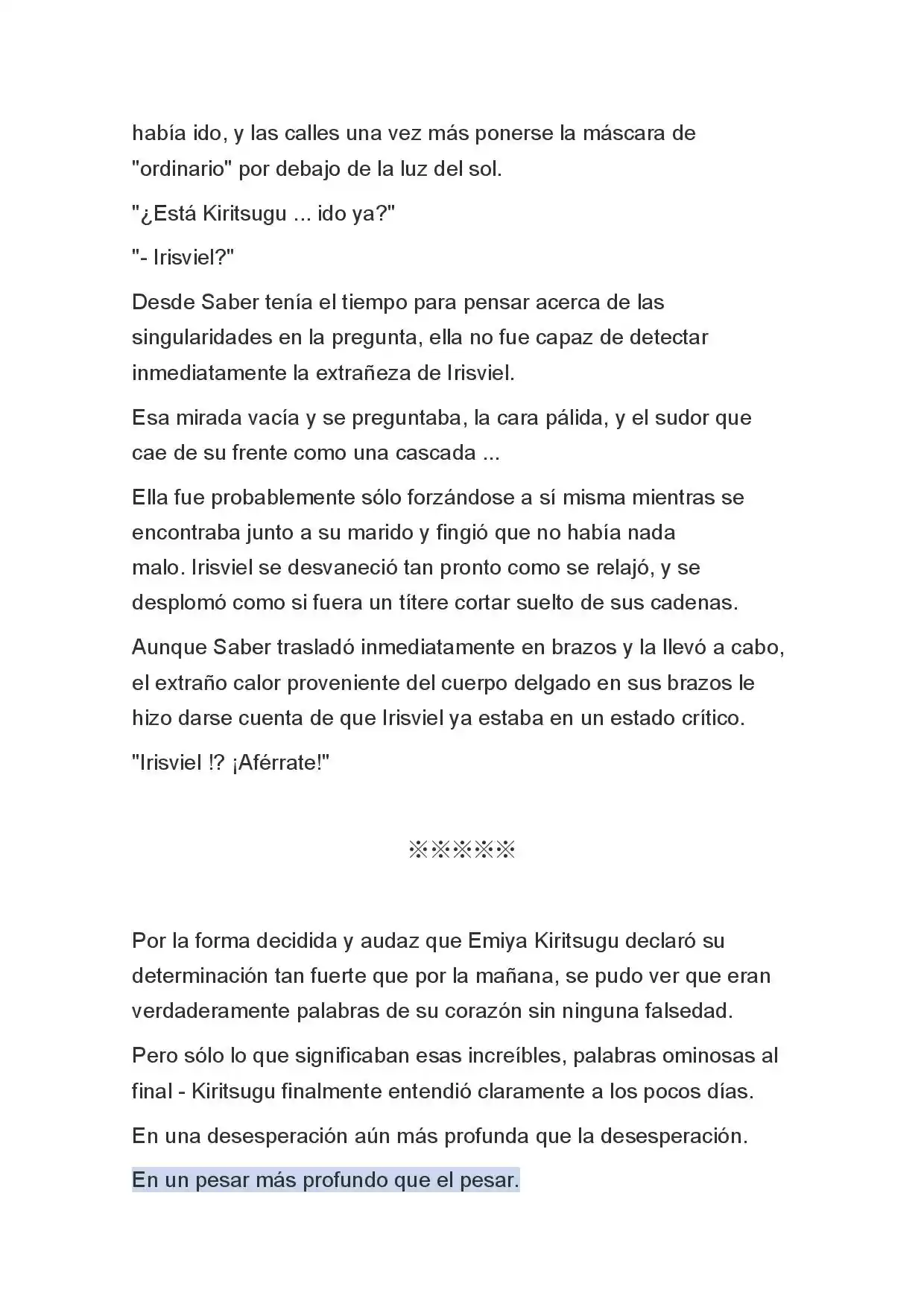 Fate Zero Novela capítulo 57 página 20