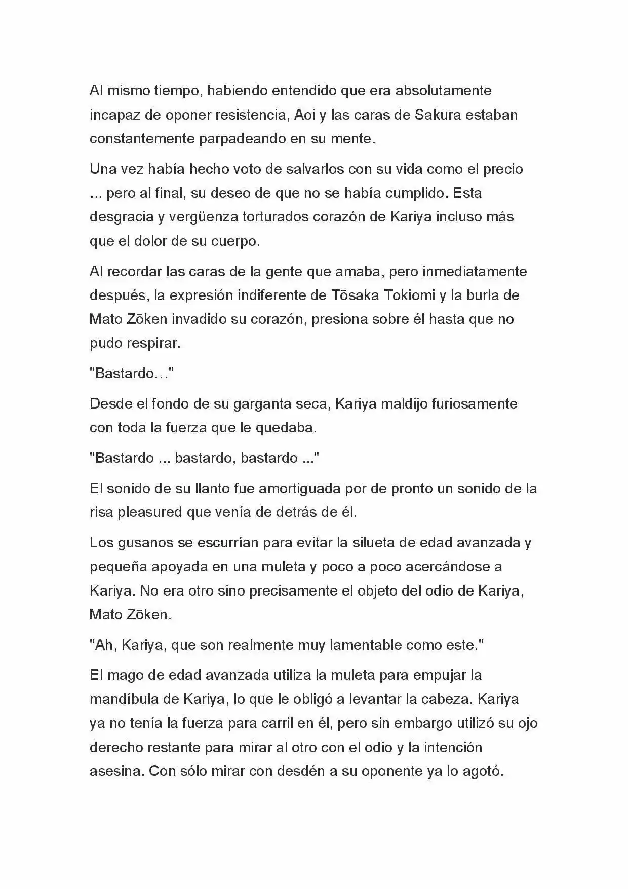 Fate Zero Novela capítulo 58 página 6