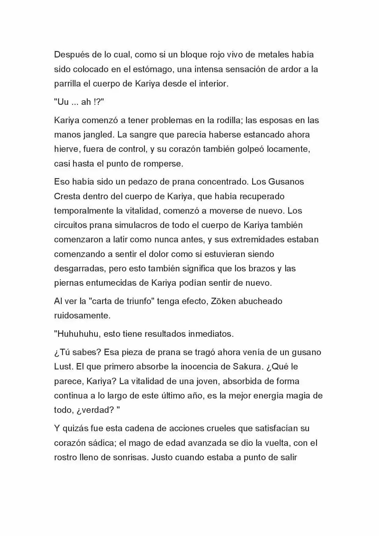 Fate Zero Novela capítulo 58 página 8