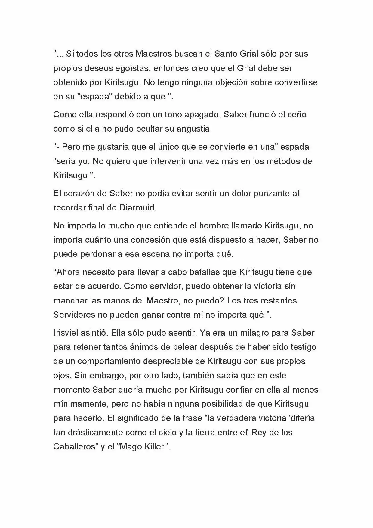 Fate Zero Novela capítulo 59 página 6
