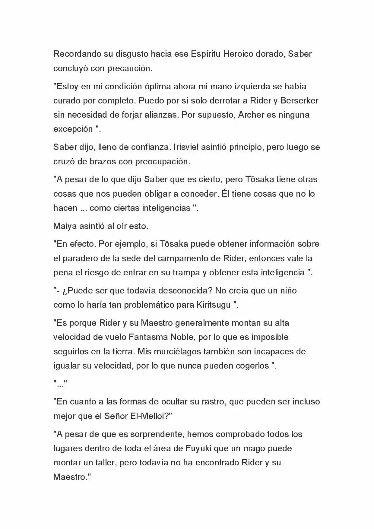 Fate Zero Novela capítulo 59 página 11