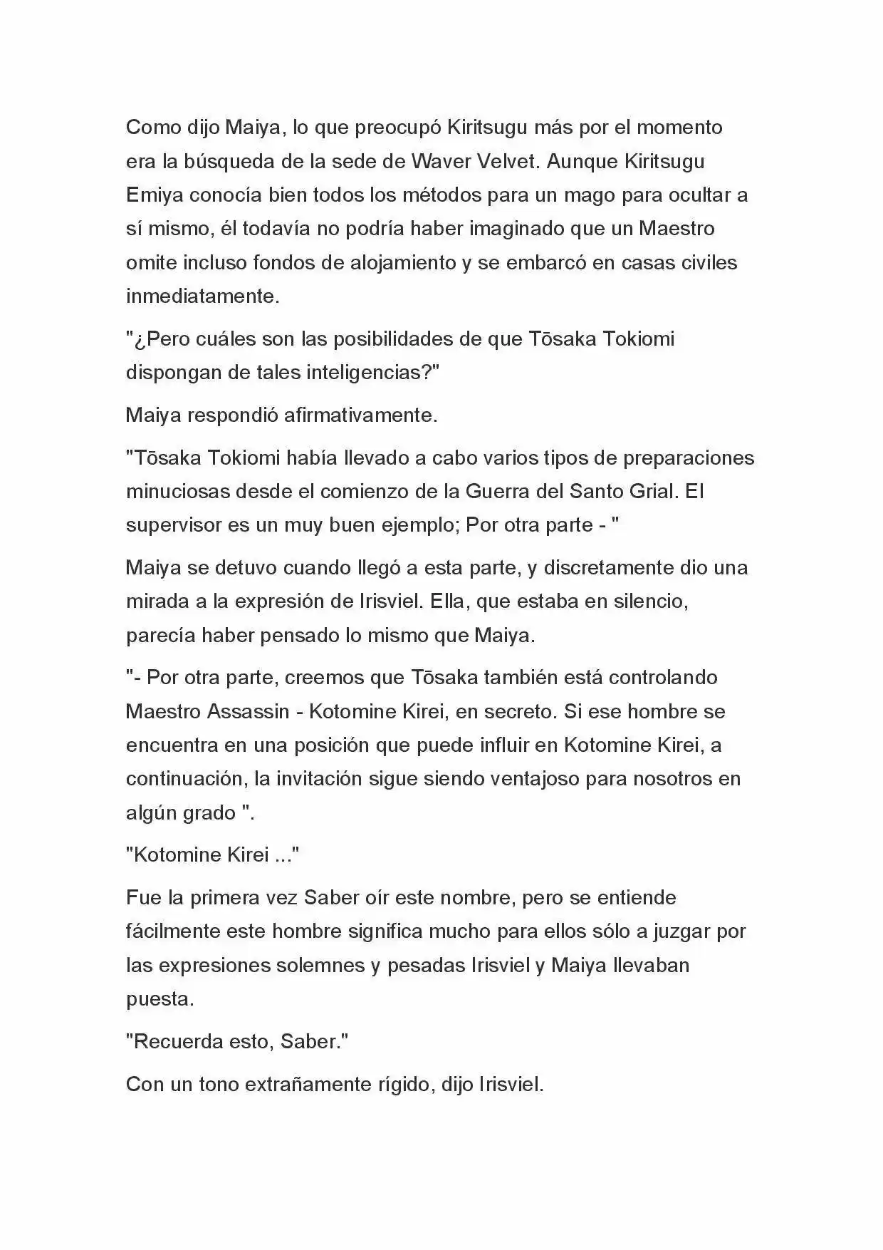 Fate Zero Novela capítulo 59 página 12
