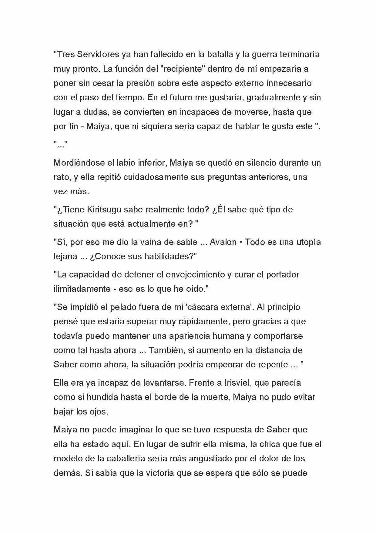 Fate Zero Novela capítulo 59 página 17