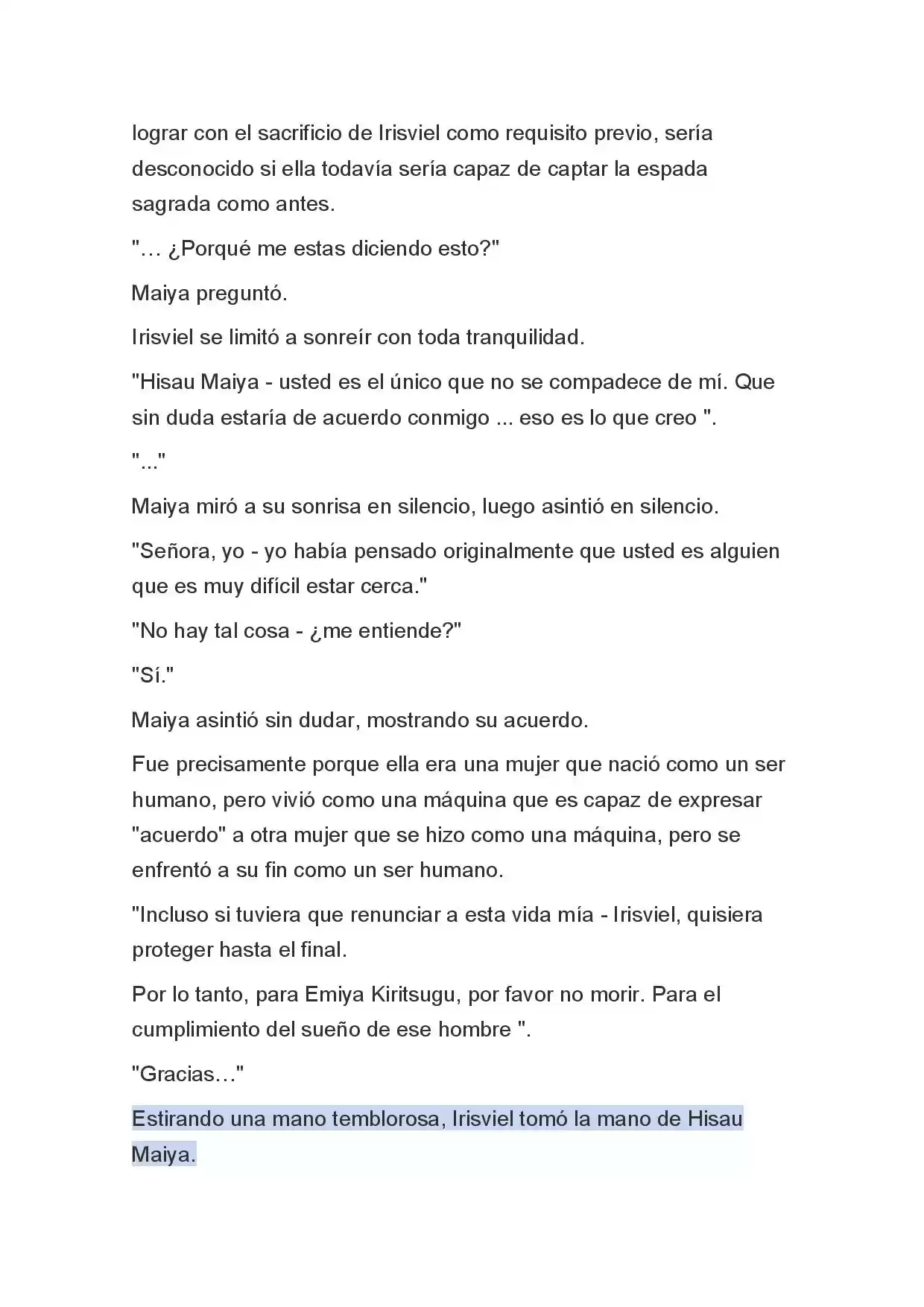 Fate Zero Novela capítulo 59 página 18
