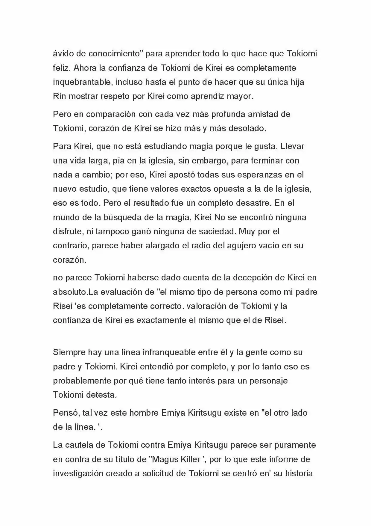 Fate Zero Novela capítulo 6 página 16