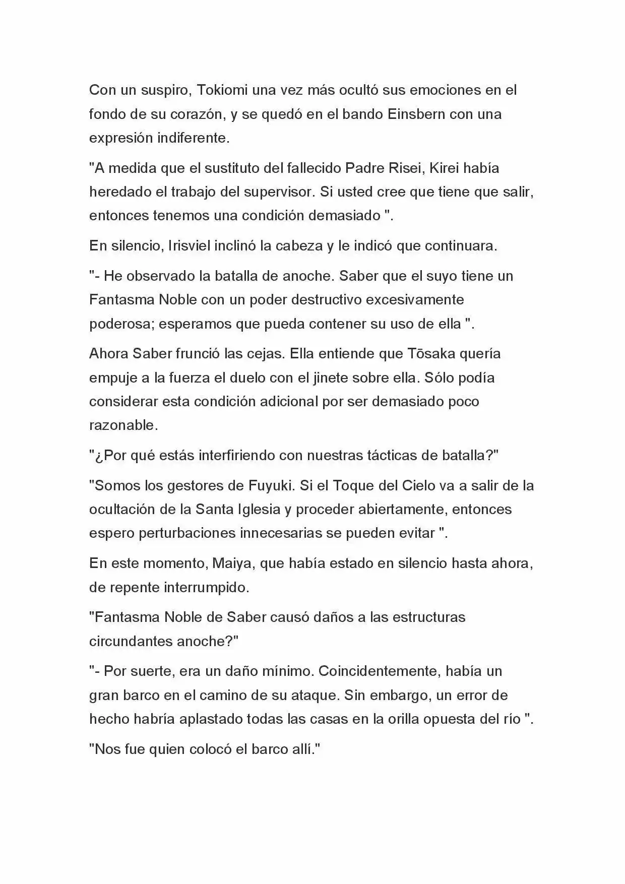 Fate Zero Novela capítulo 61 página 7