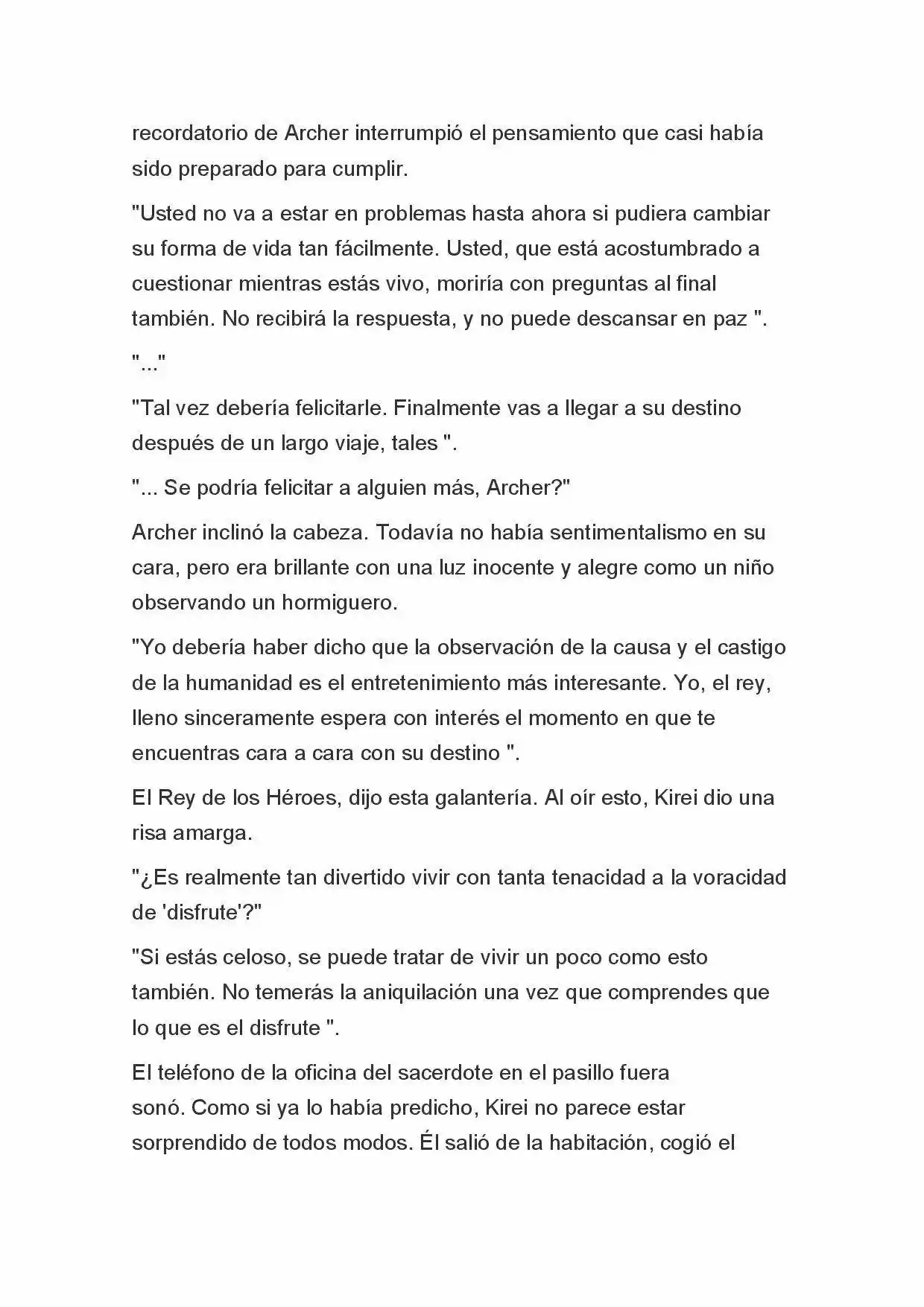 Fate Zero Novela capítulo 61 página 16
