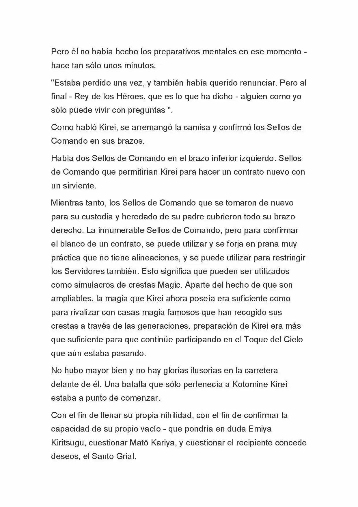 Fate Zero Novela capítulo 61 página 18