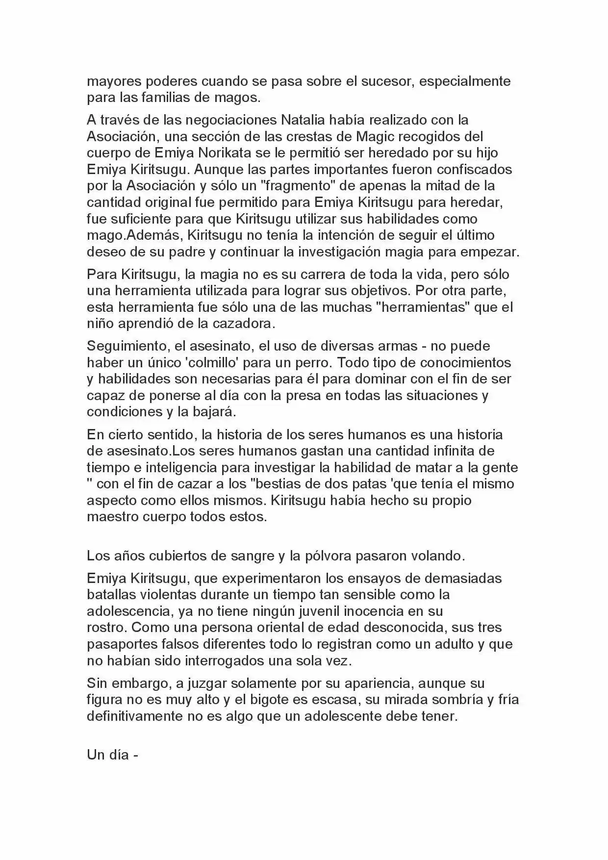 Fate Zero Novela capítulo 63 página 17