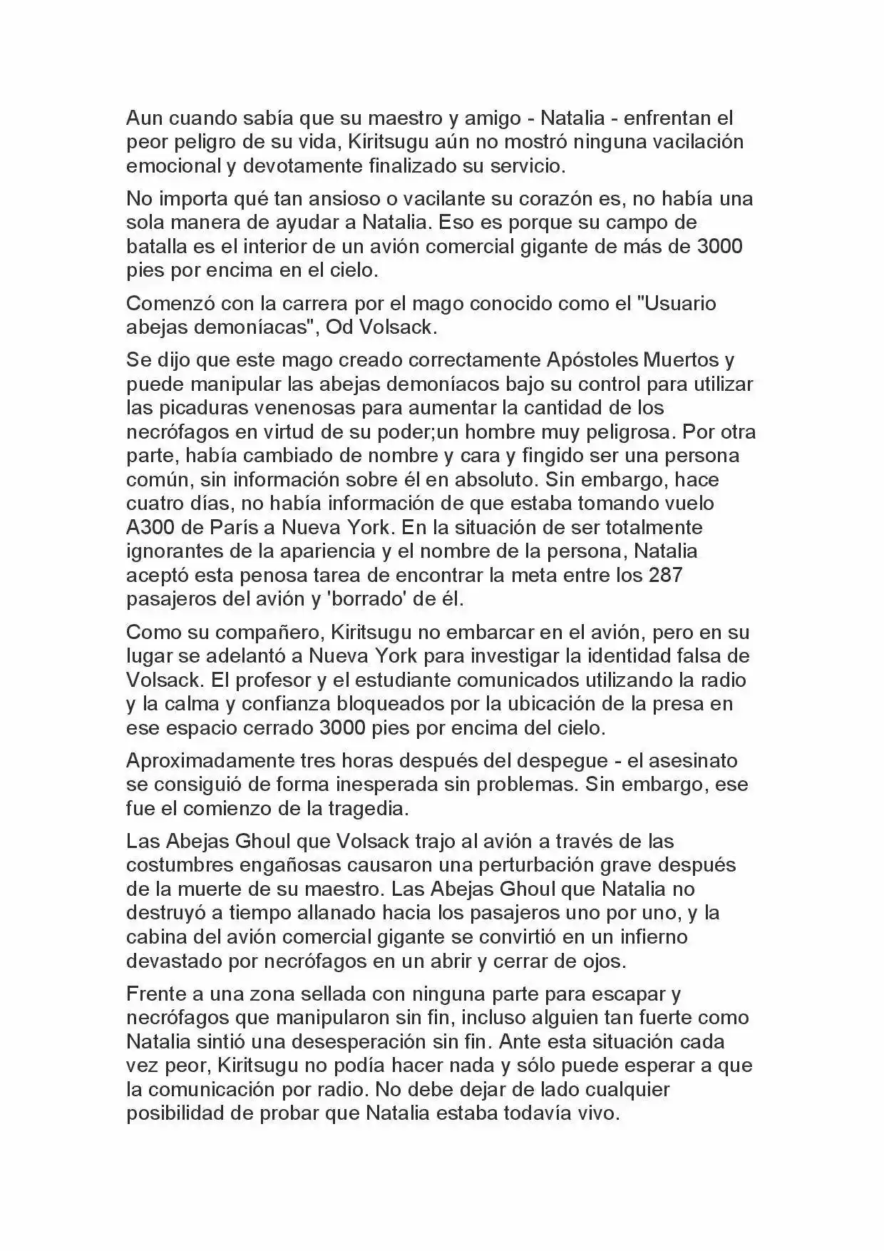 Fate Zero Novela capítulo 63 página 18