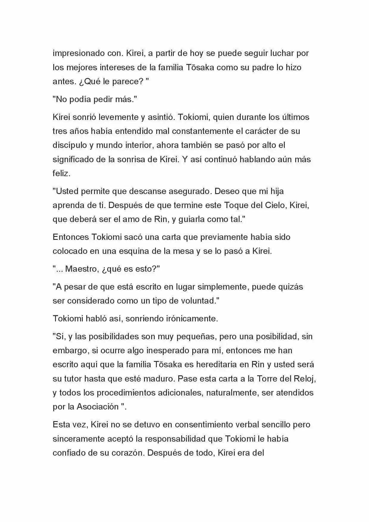 Fate Zero Novela capítulo 64 página 4