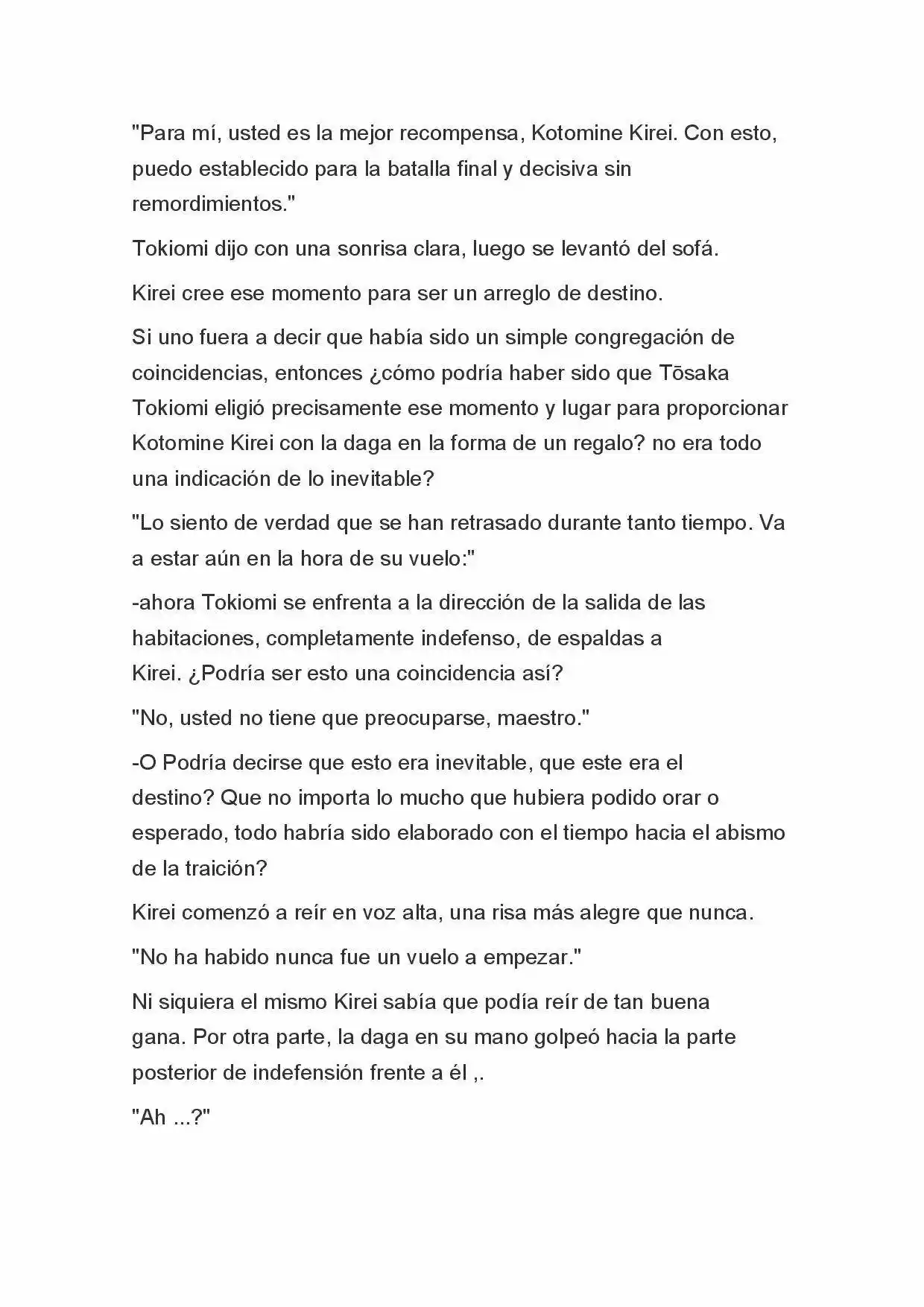 Fate Zero Novela capítulo 64 página 6