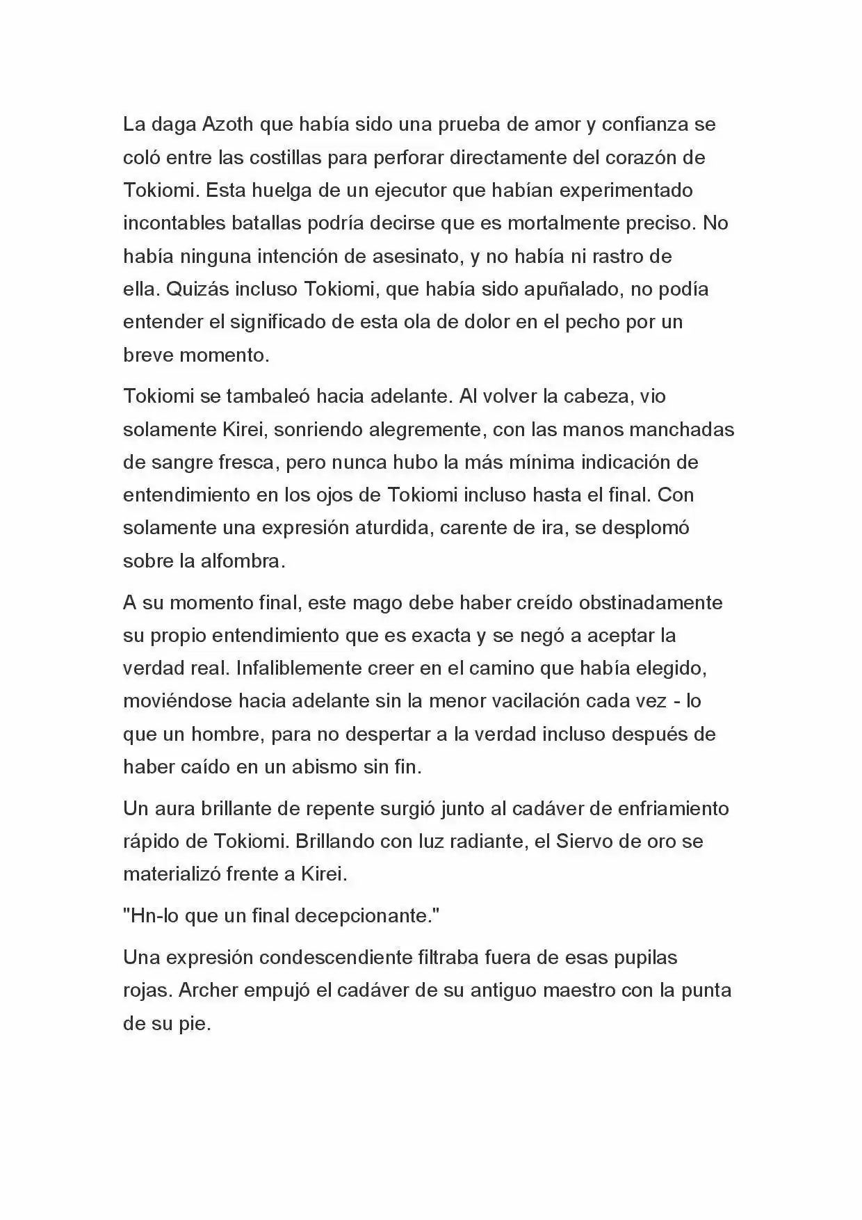 Fate Zero Novela capítulo 64 página 7