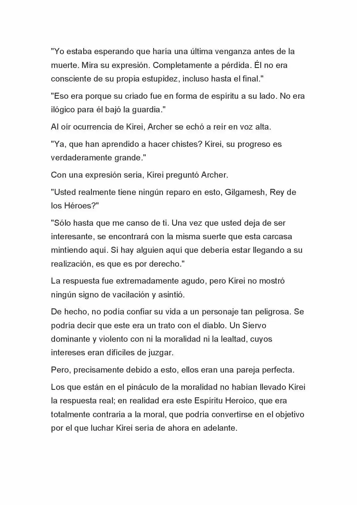 Fate Zero Novela capítulo 64 página 8