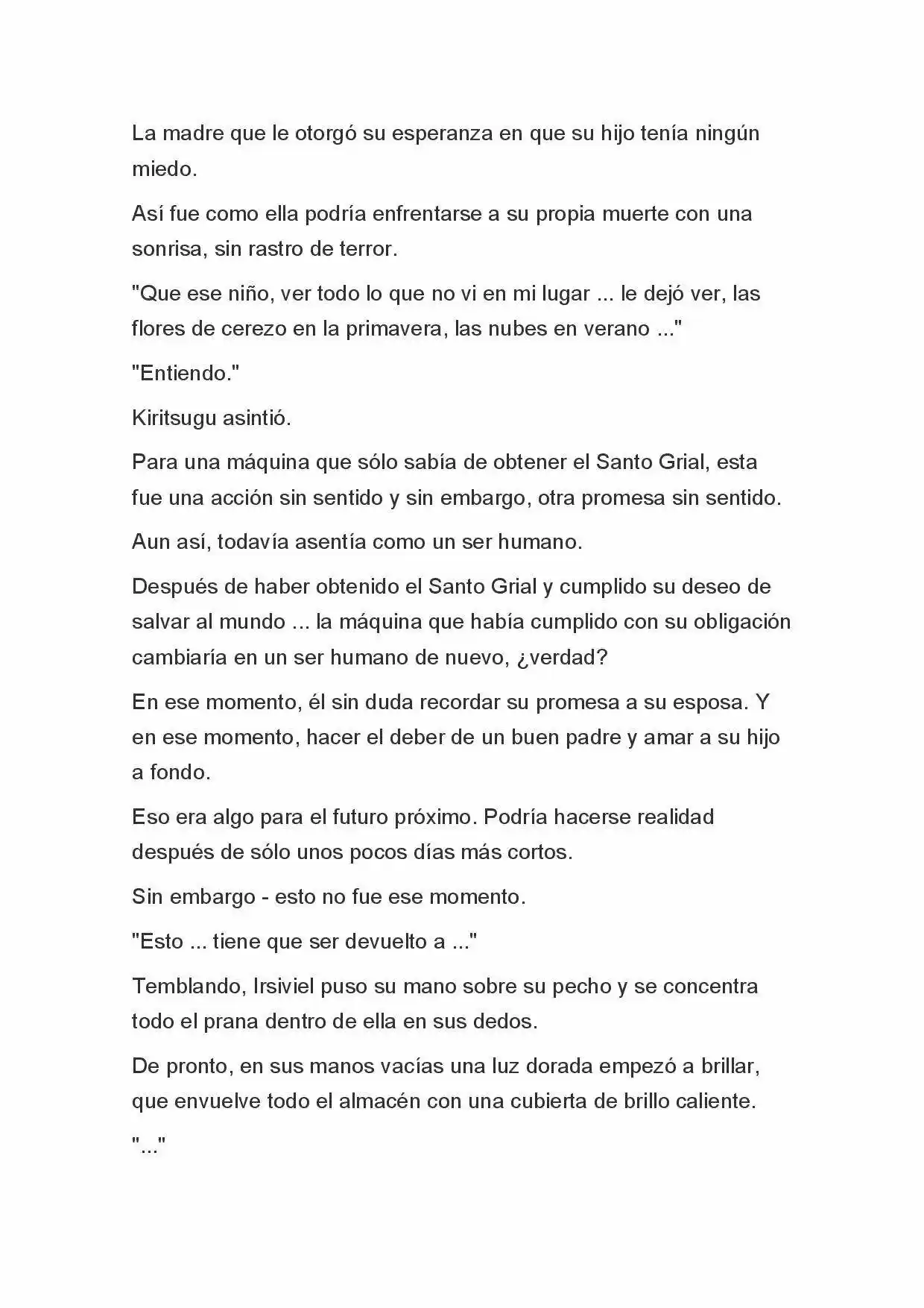 Fate Zero Novela capítulo 65 página 6