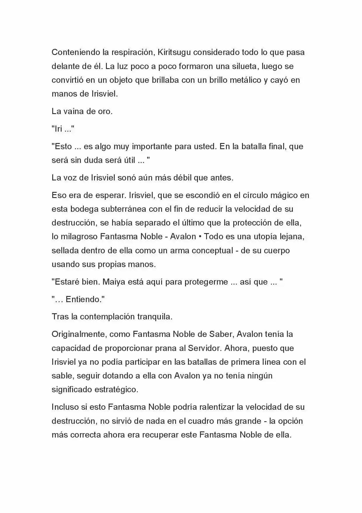 Fate Zero Novela capítulo 65 página 7
