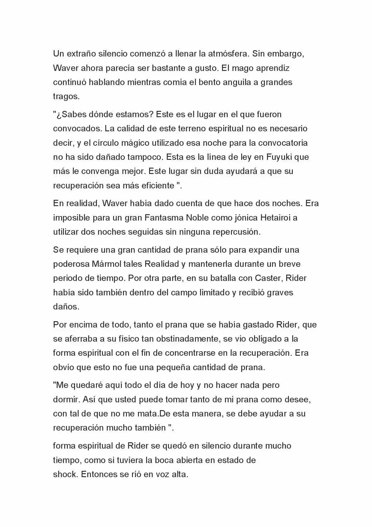 Fate Zero Novela capítulo 66 página 5