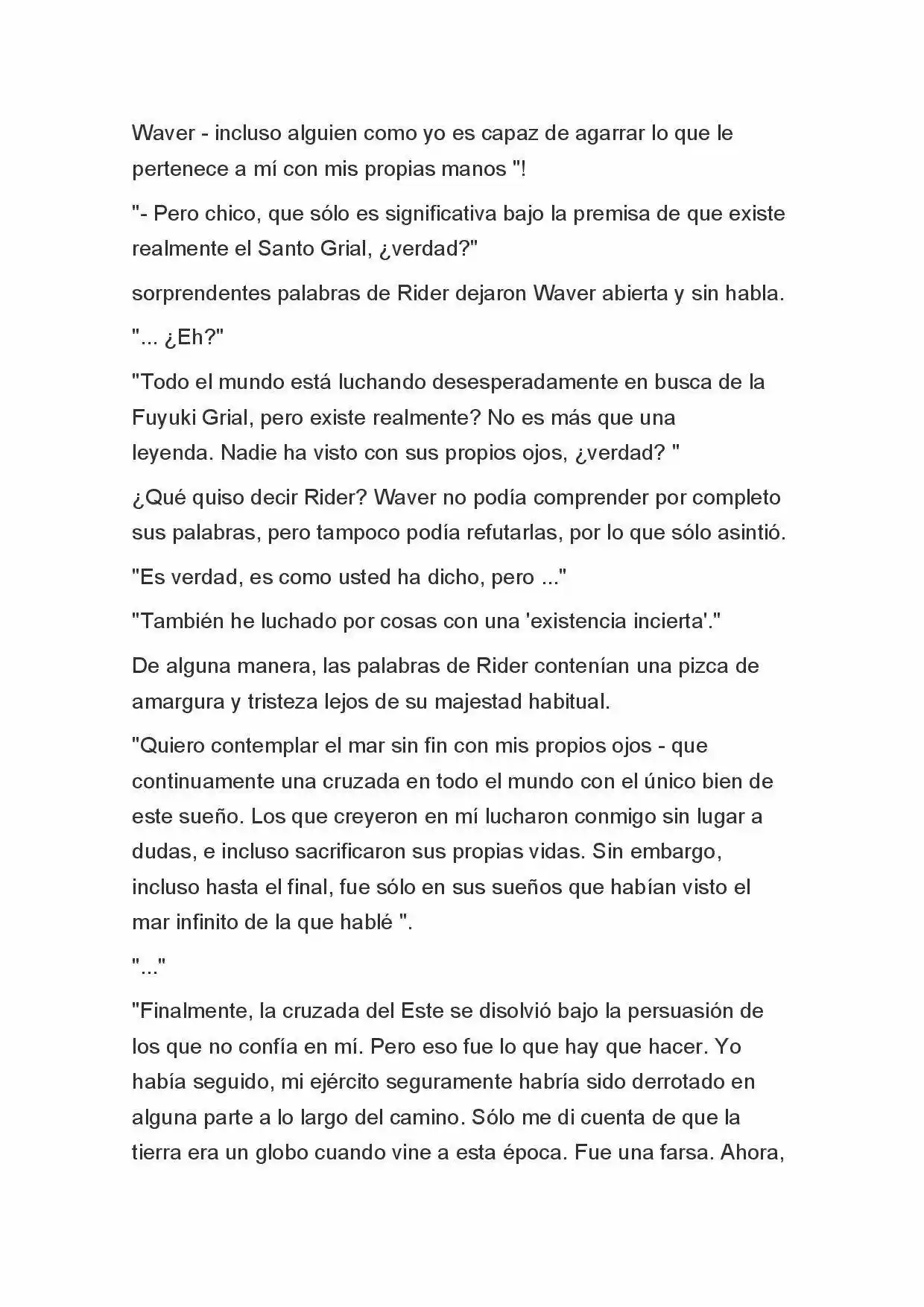 Fate Zero Novela capítulo 66 página 9