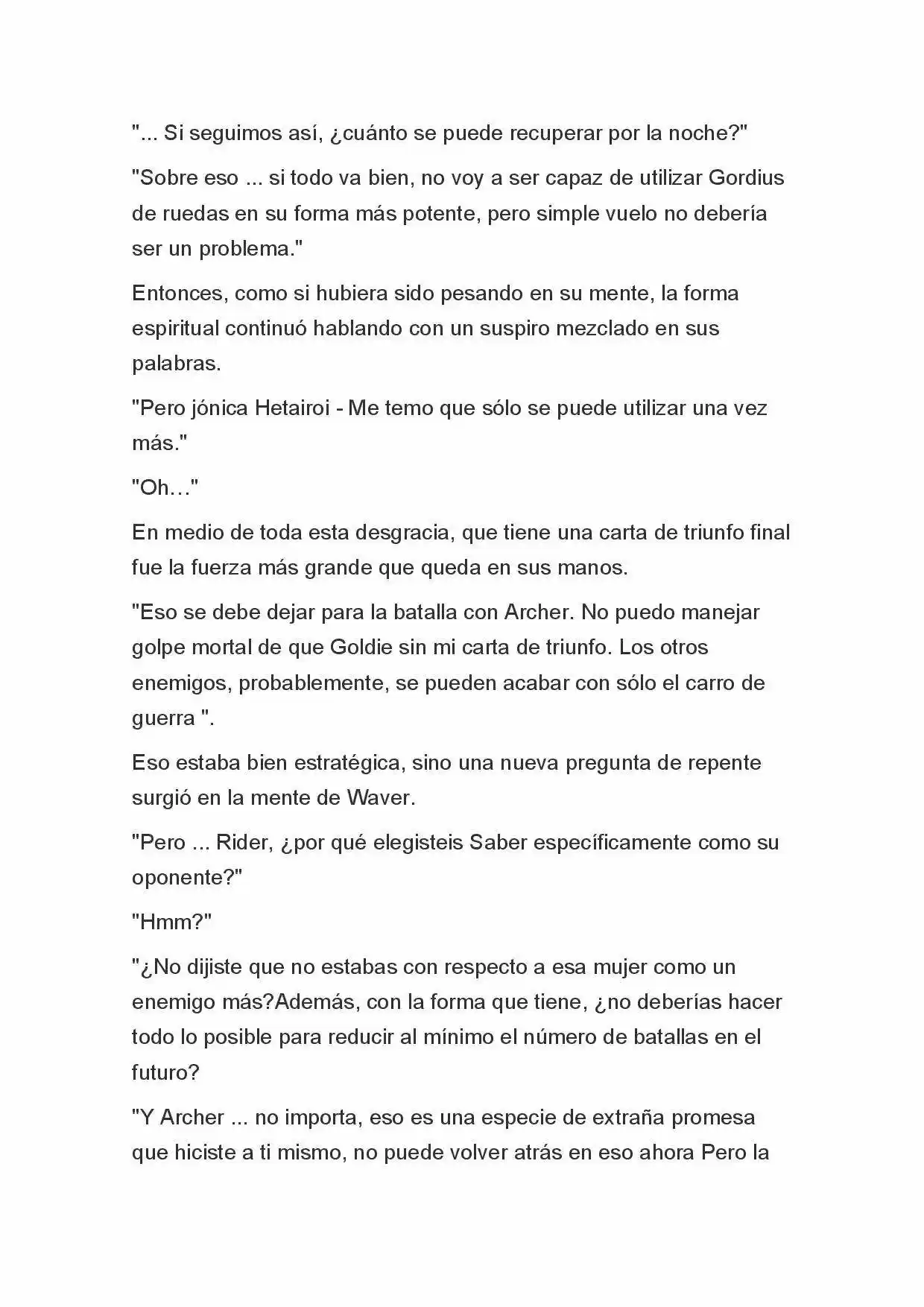 Fate Zero Novela capítulo 66 página 12