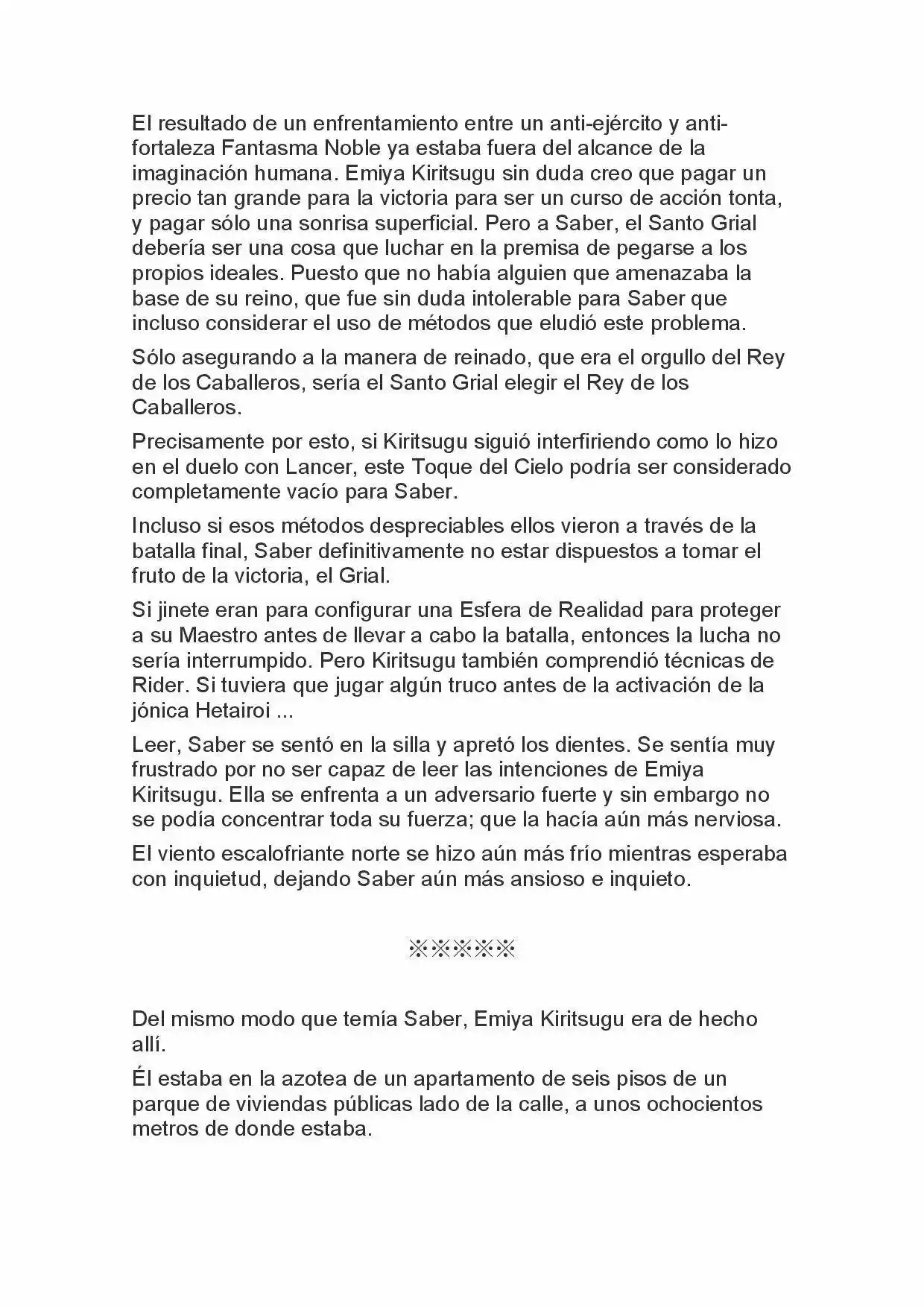 Fate Zero Novela capítulo 68 página 4