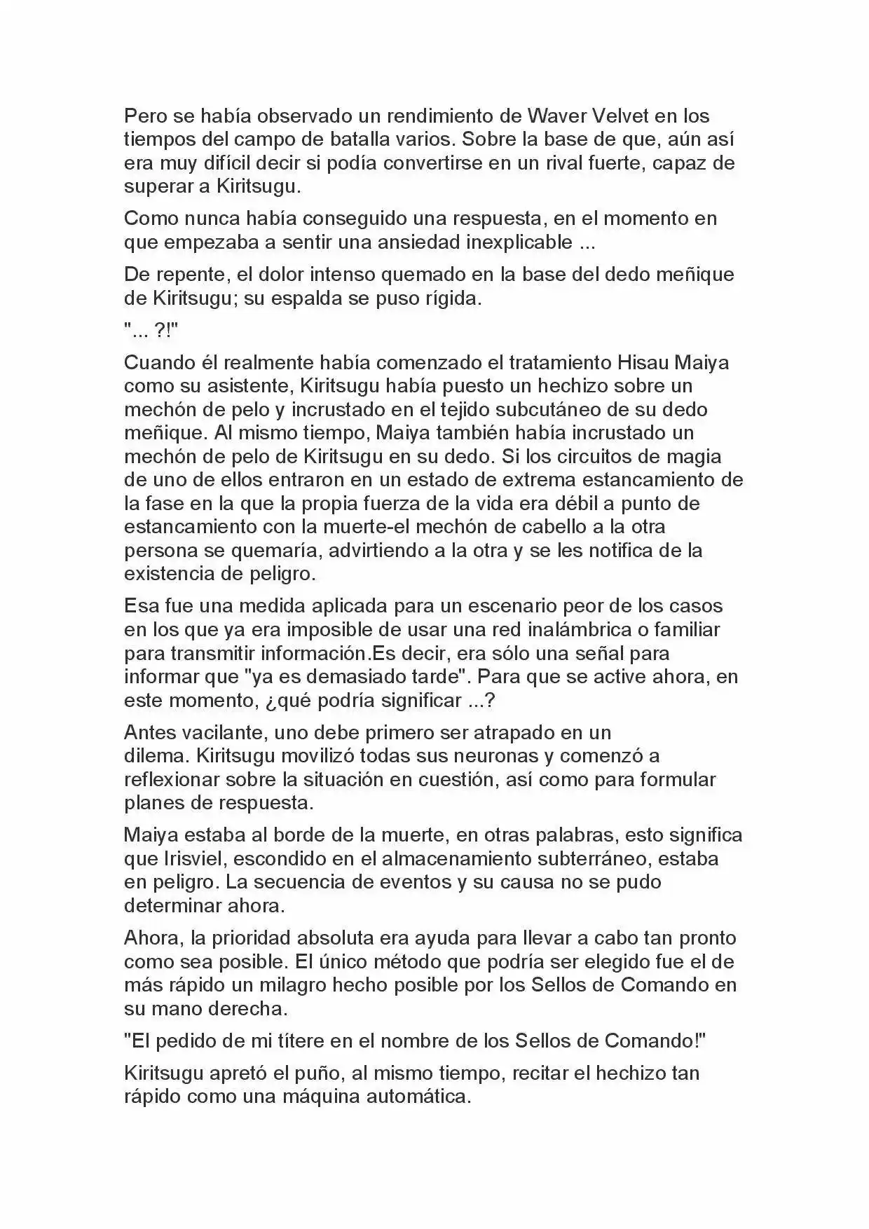 Fate Zero Novela capítulo 68 página 7