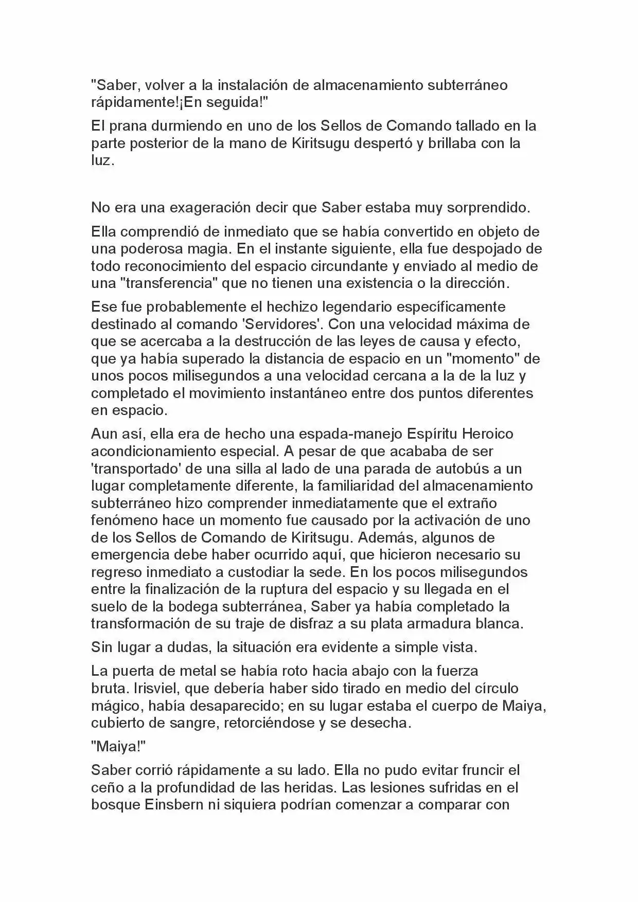 Fate Zero Novela capítulo 68 página 8