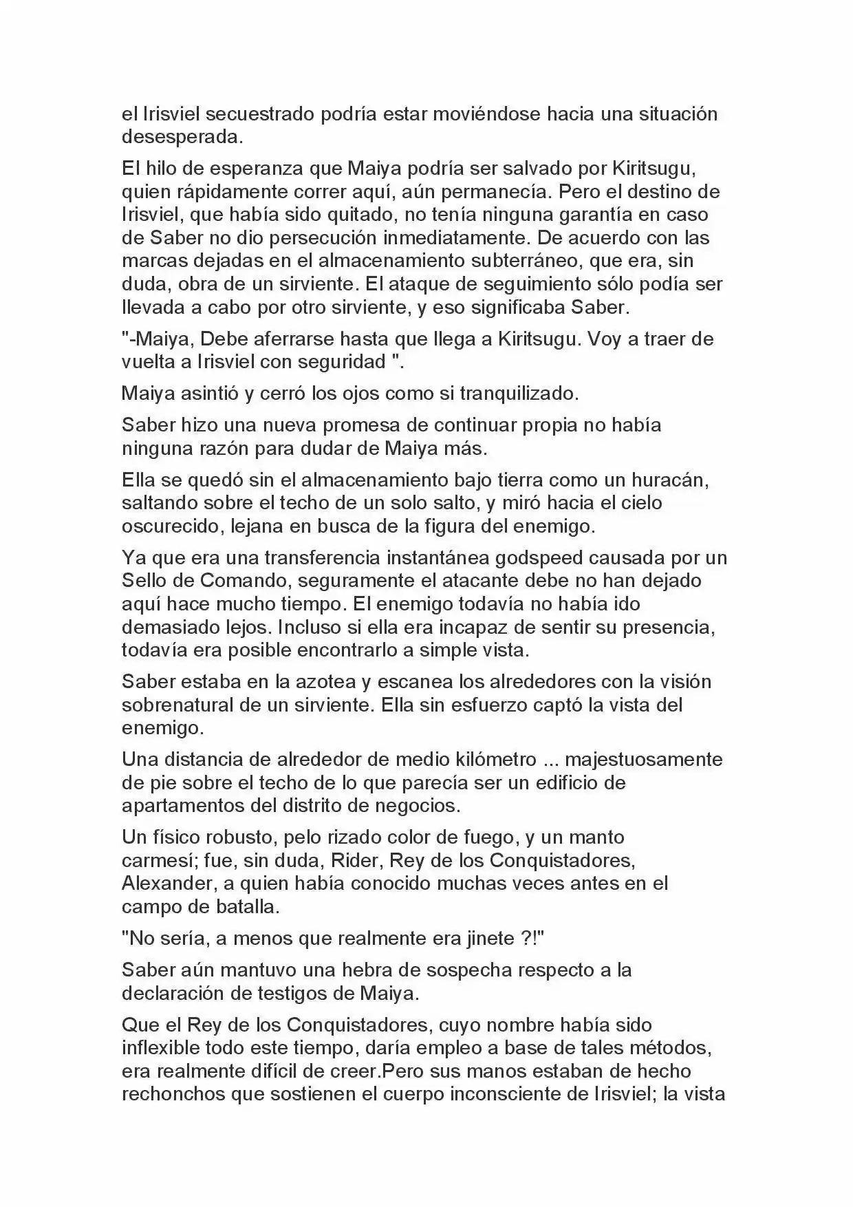 Fate Zero Novela capítulo 68 página 10
