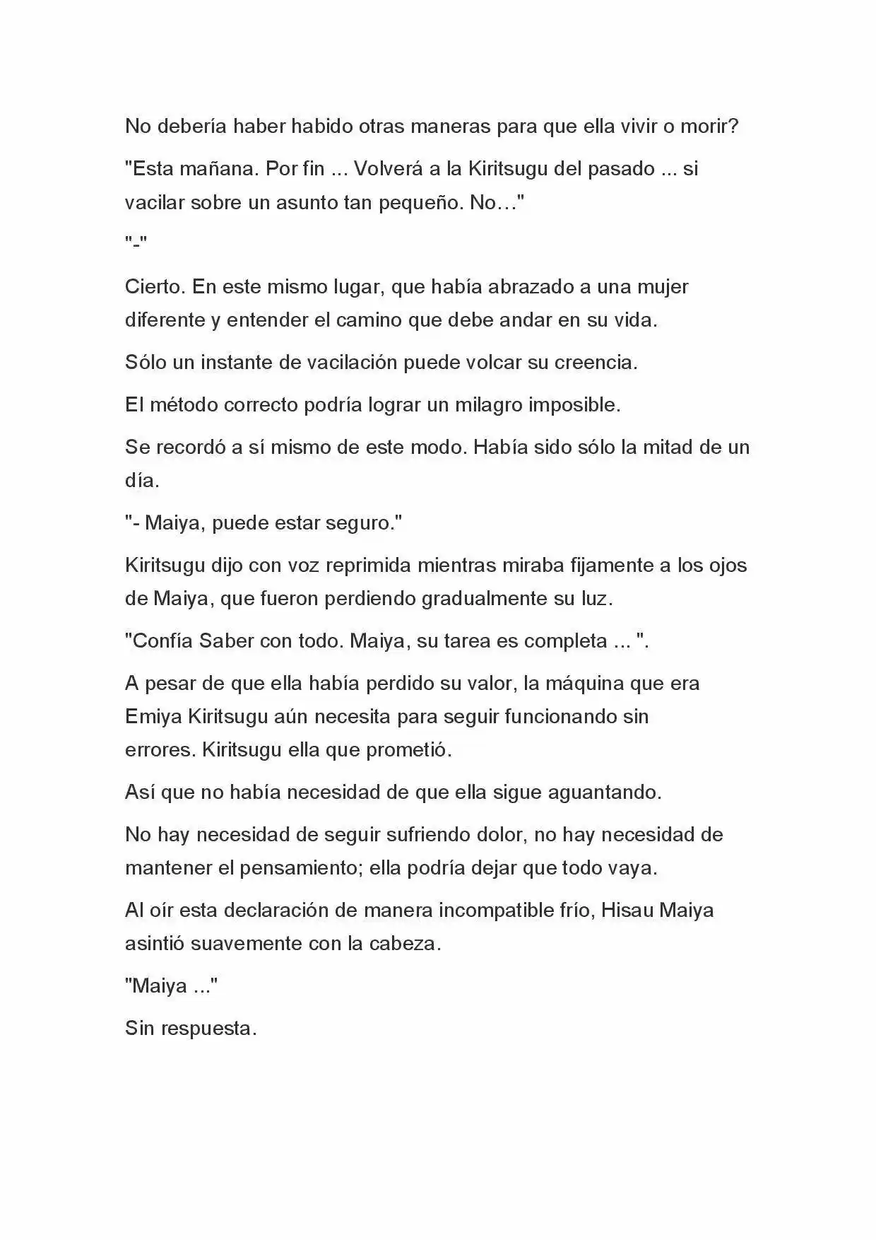Fate Zero Novela capítulo 69 página 5
