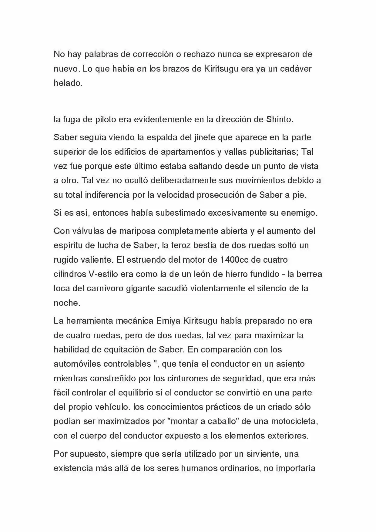 Fate Zero Novela capítulo 69 página 6