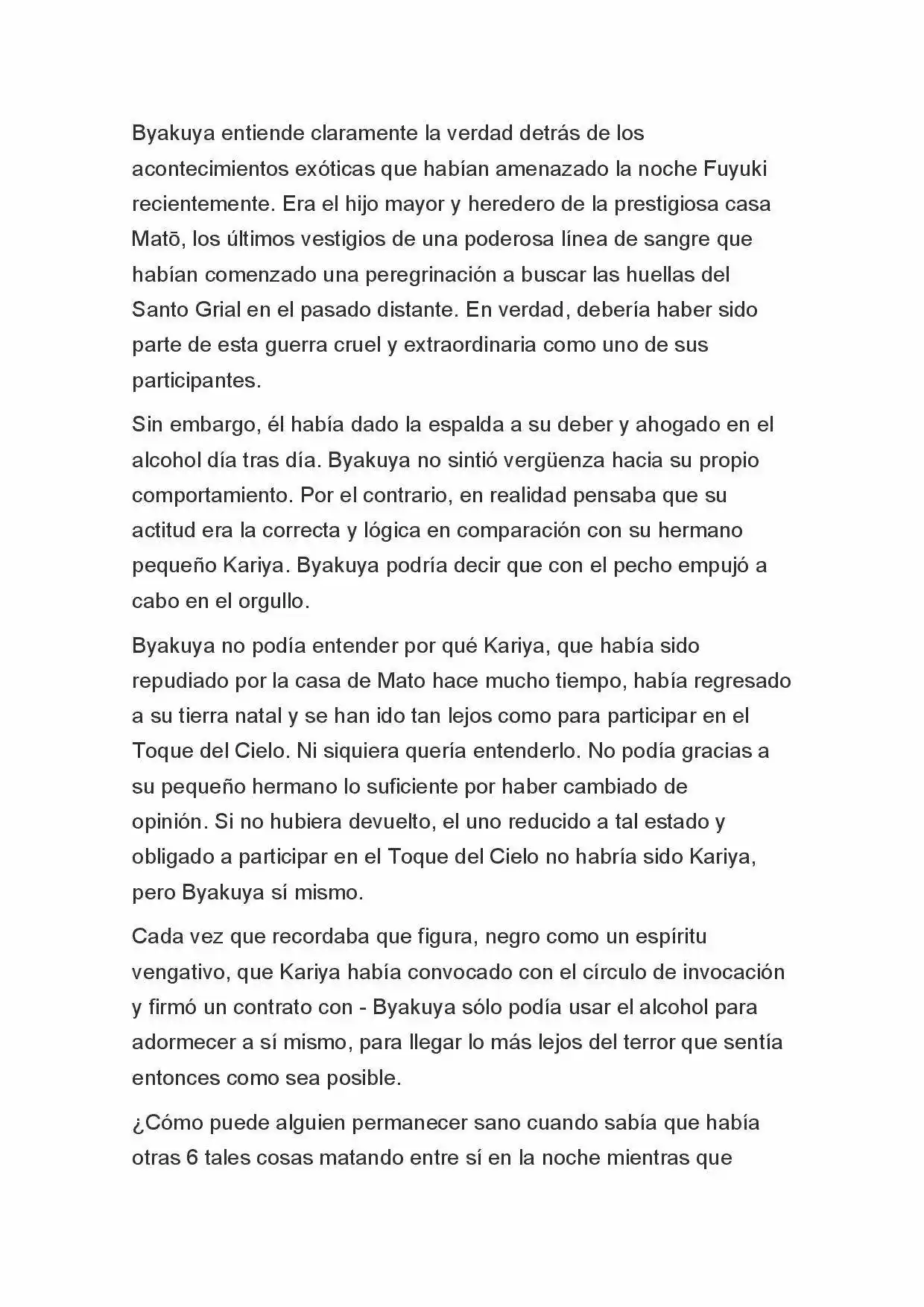 Fate Zero Novela capítulo 71 página 8