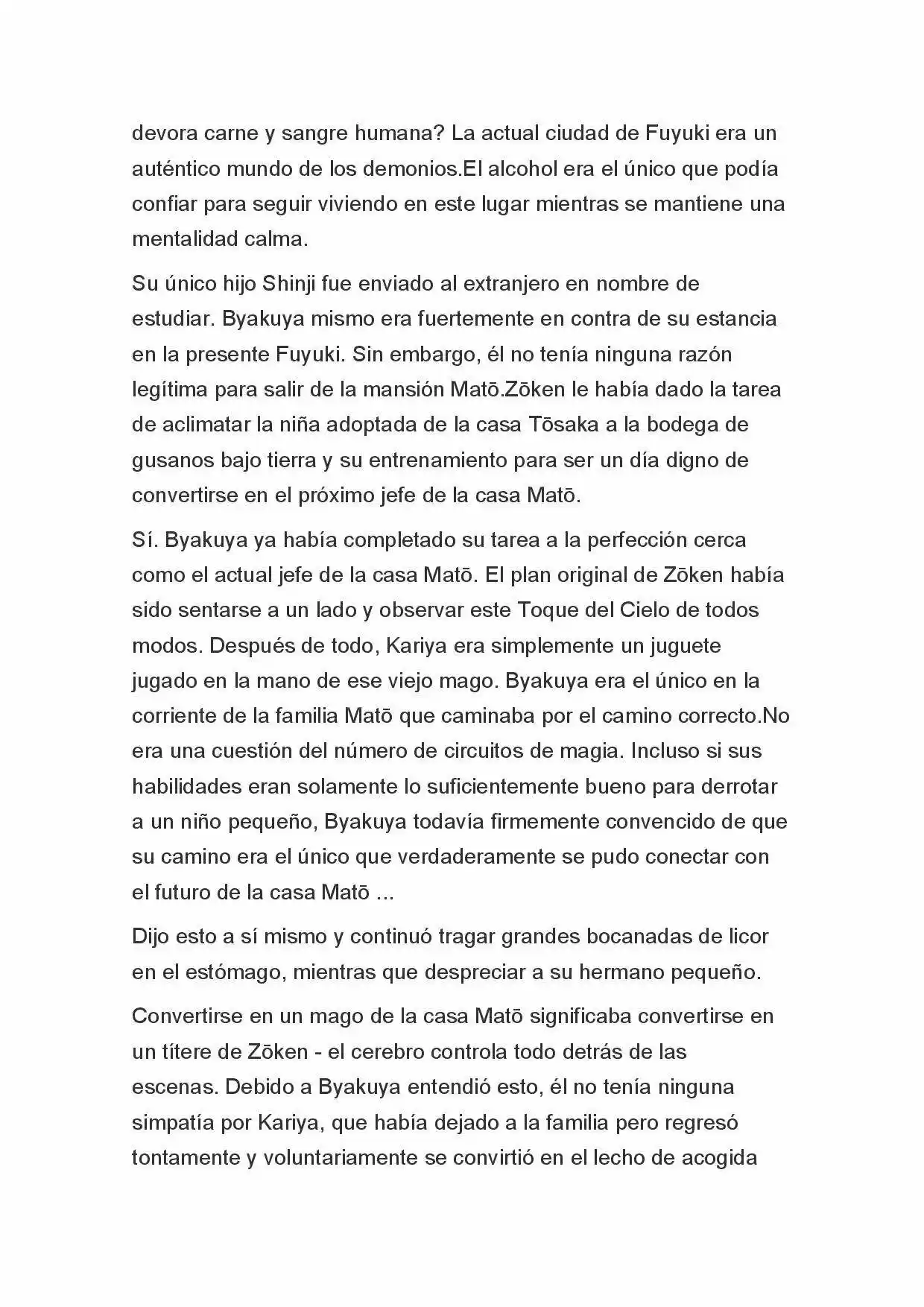 Fate Zero Novela capítulo 71 página 9