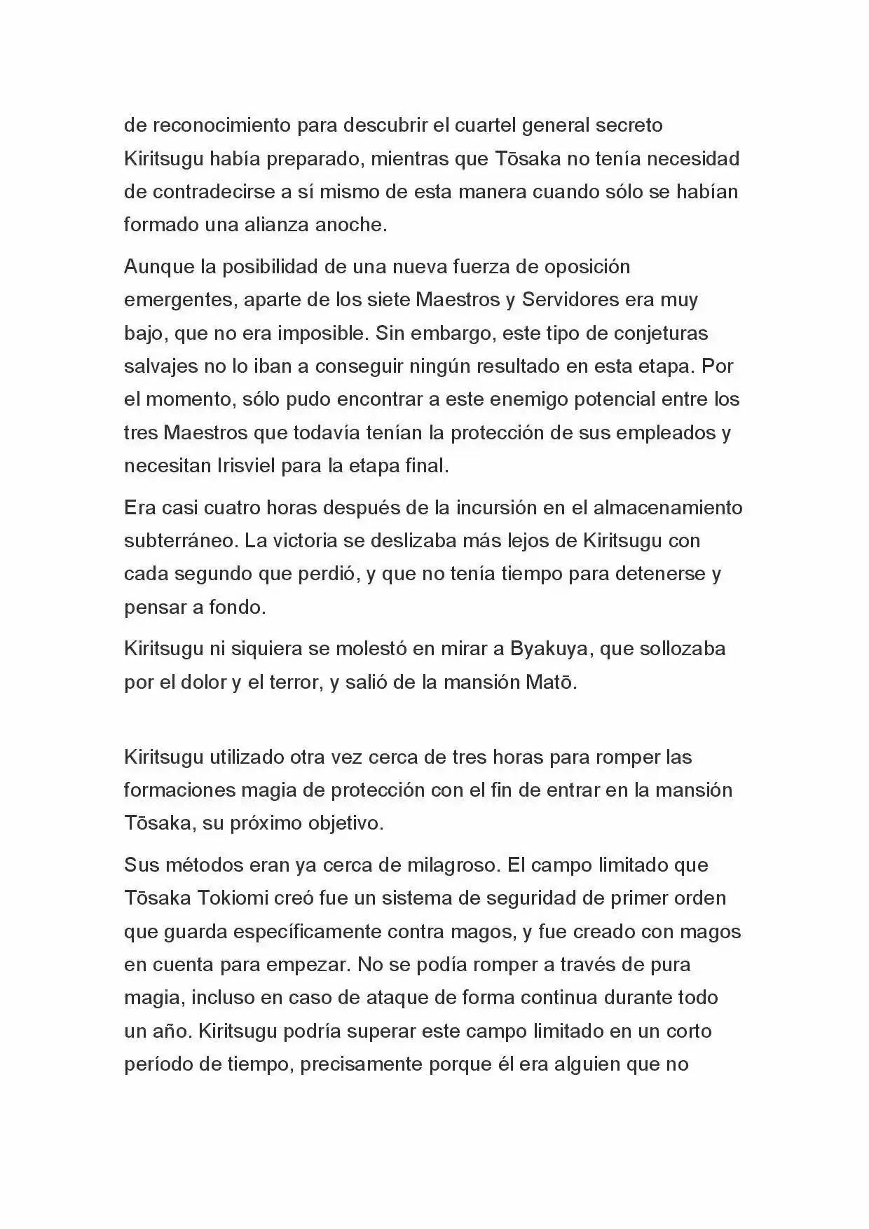 Fate Zero Novela capítulo 71 página 13