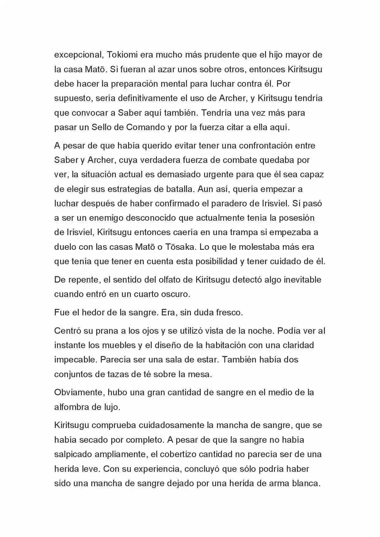 Fate Zero Novela capítulo 71 página 15