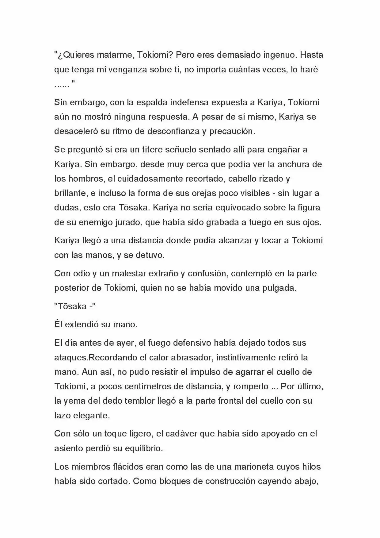 Fate Zero Novela capítulo 72 página 4