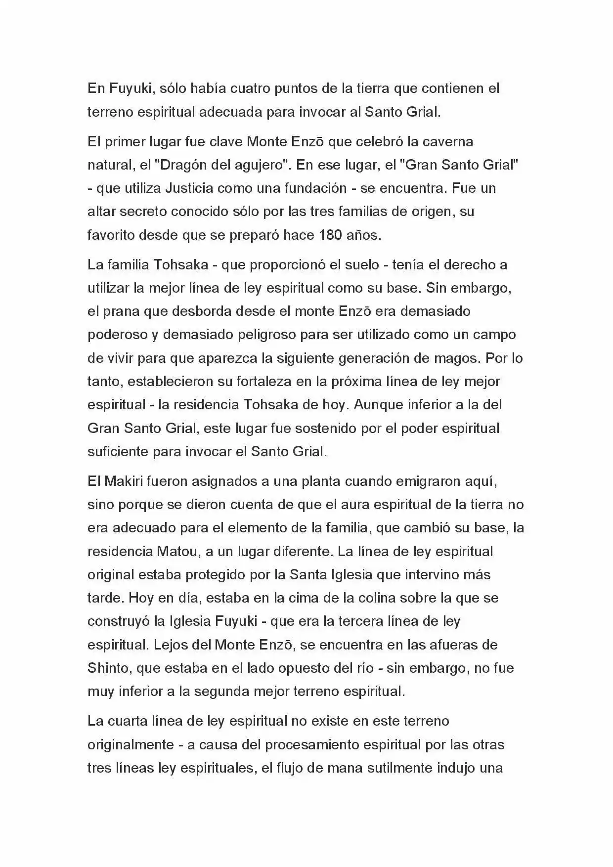 Fate Zero Novela capítulo 74 página 4