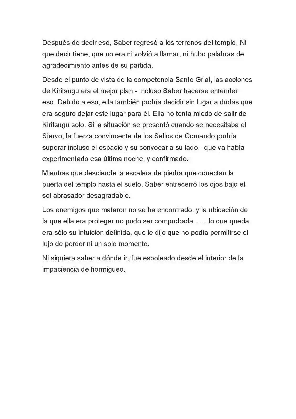 Fate Zero Novela capítulo 74 página 10
