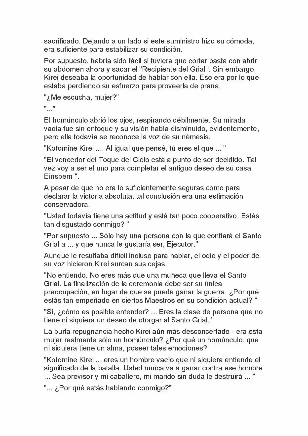Fate Zero Novela capítulo 75 página 4