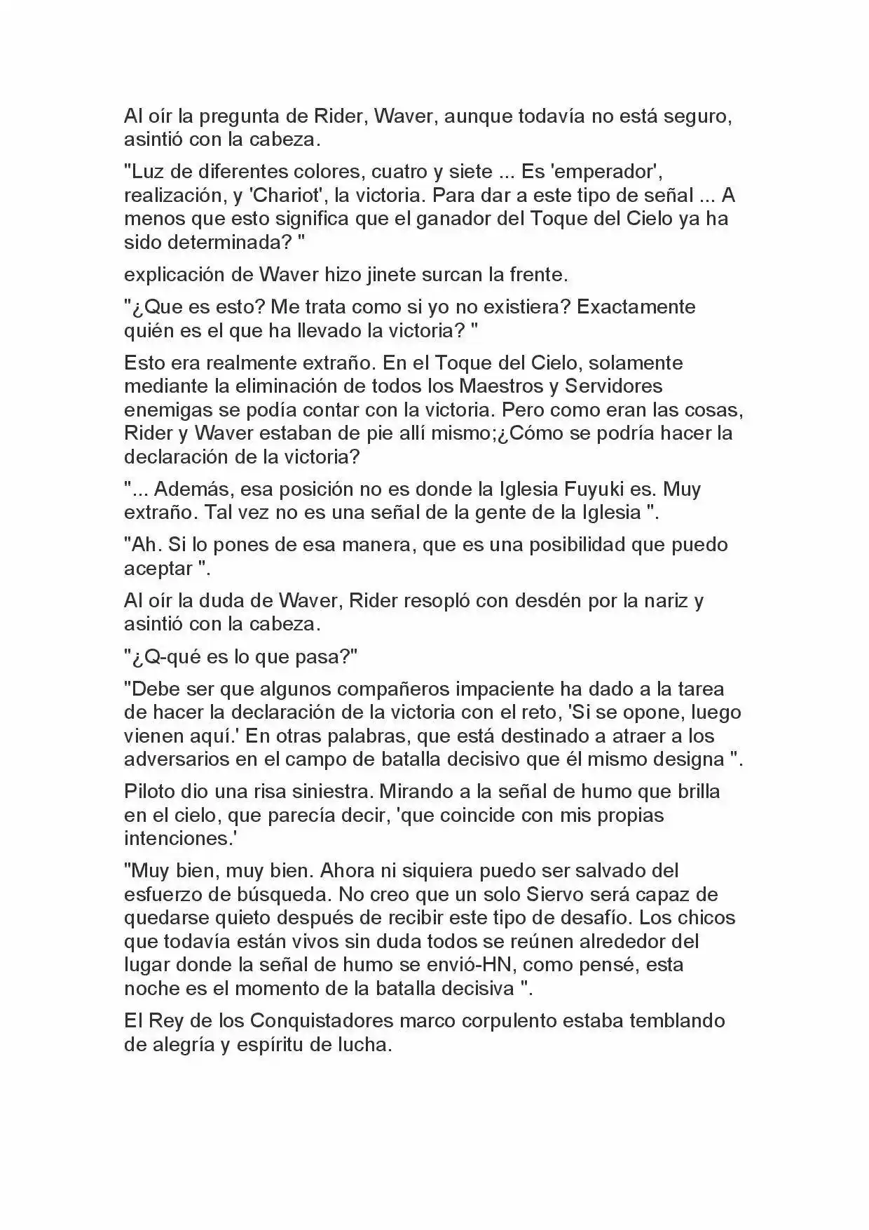 Fate Zero Novela capítulo 76 página 4