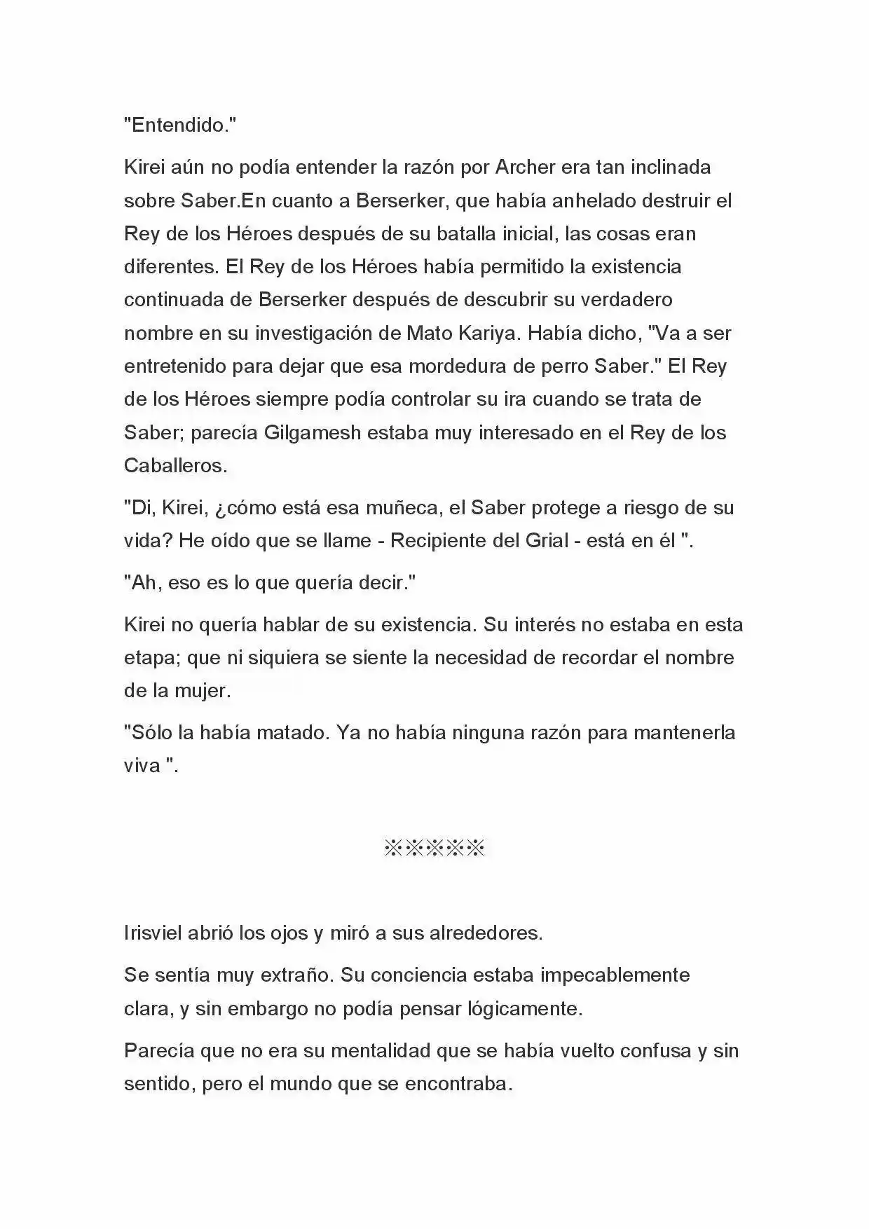 Fate Zero Novela capítulo 77 página 5
