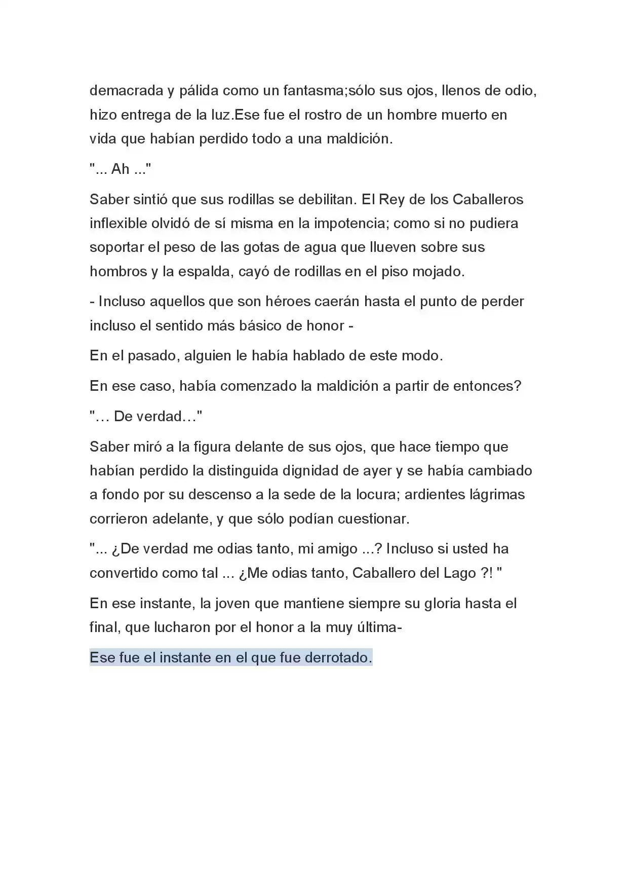 Fate Zero Novela capítulo 79 página 12