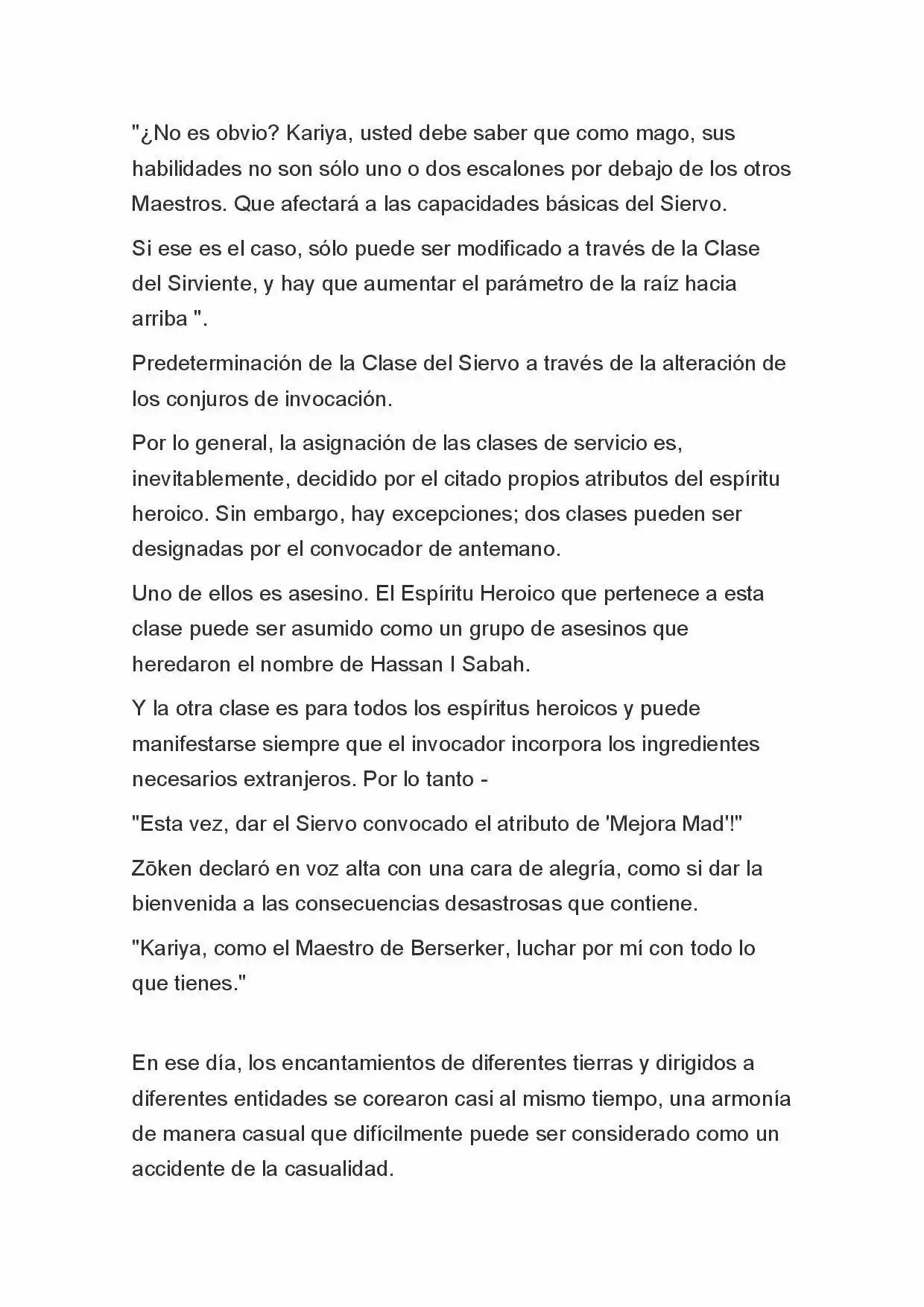 Fate Zero Novela capítulo 8 página 4