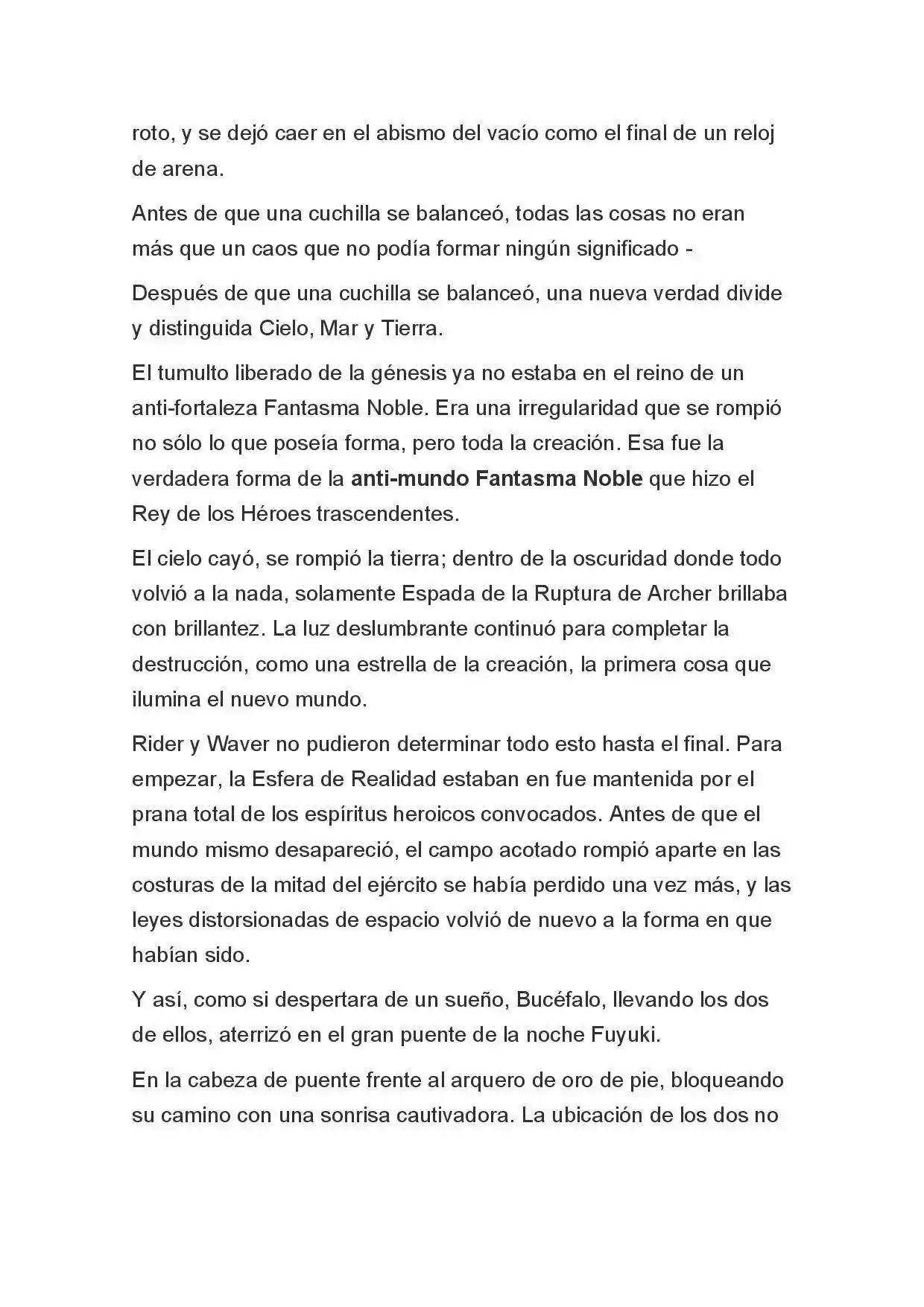 Fate Zero Novela capítulo 81 página 6