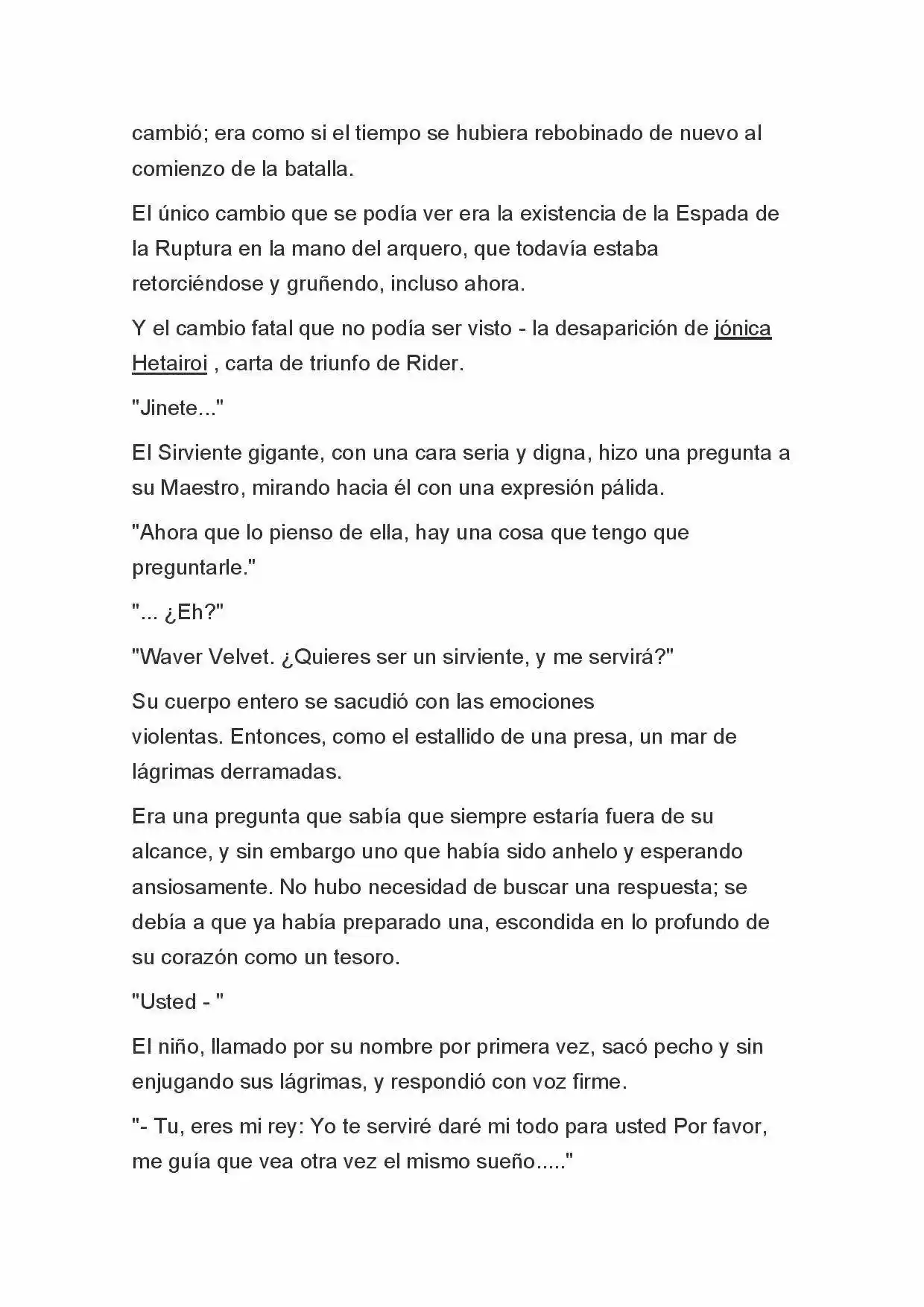 Fate Zero Novela capítulo 81 página 7